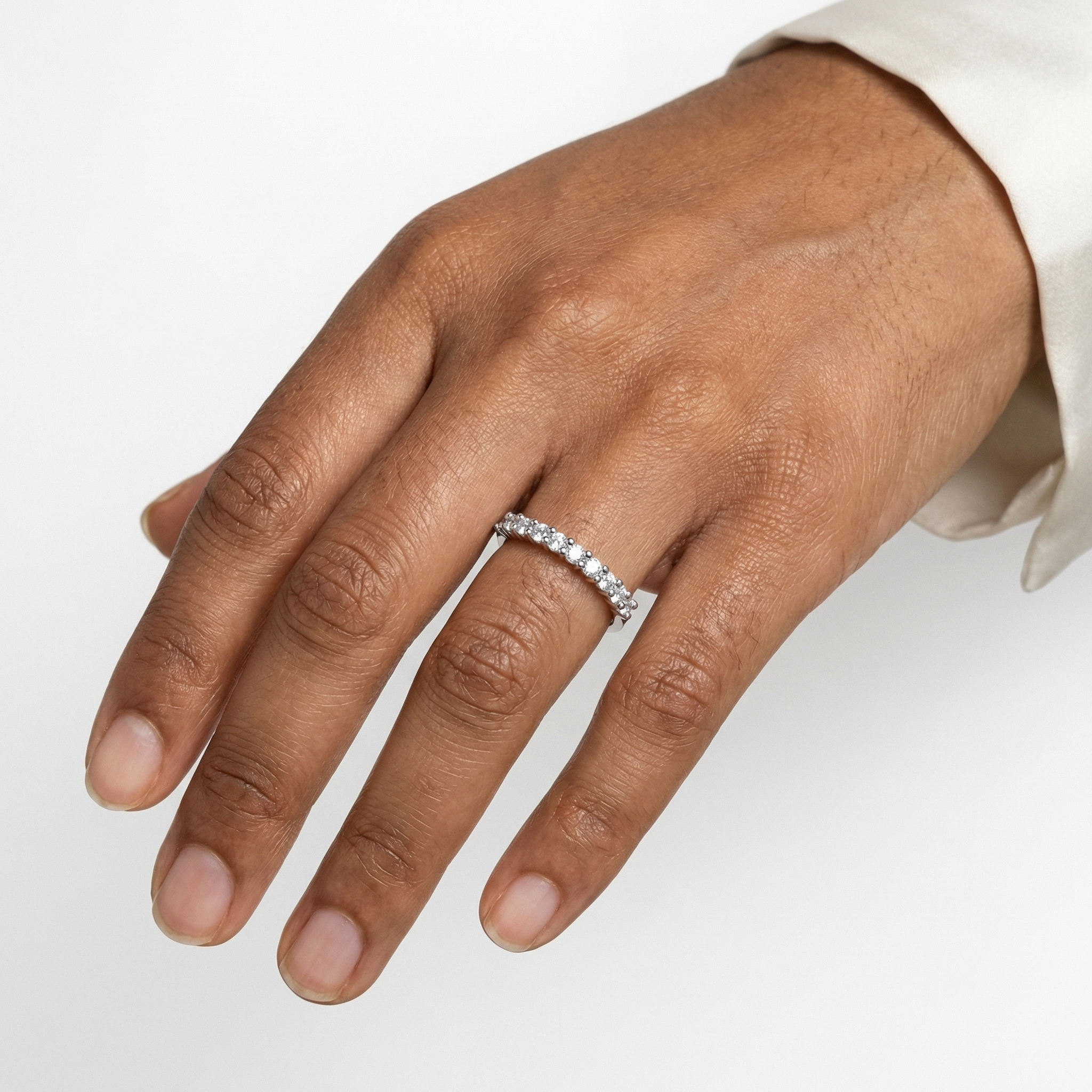 Uma Moissanite Ring