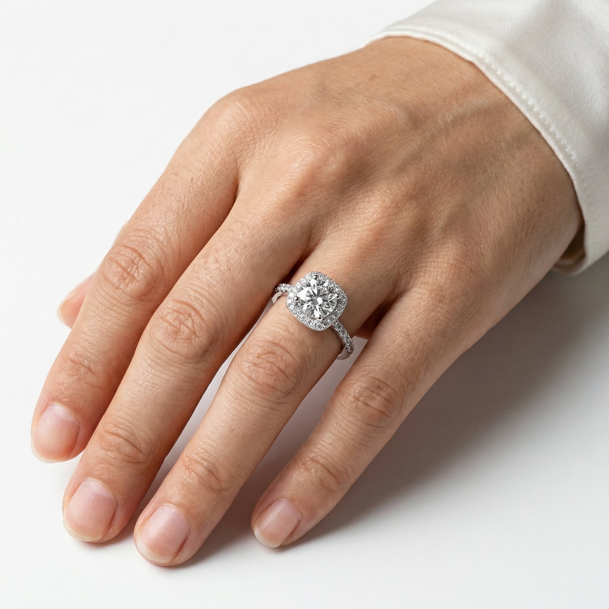 Winter Moissanite Ring