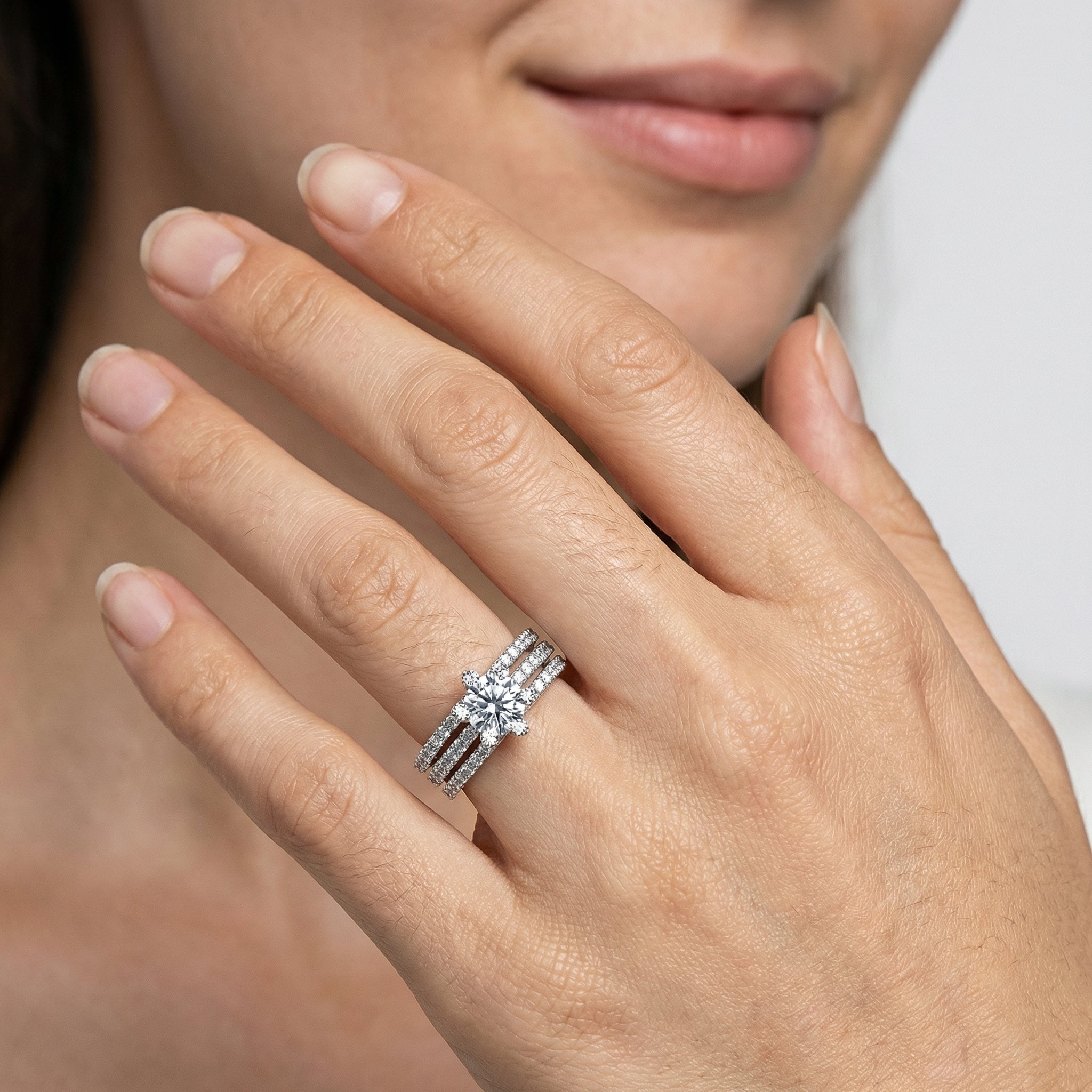 Zoe Moissanite Ring