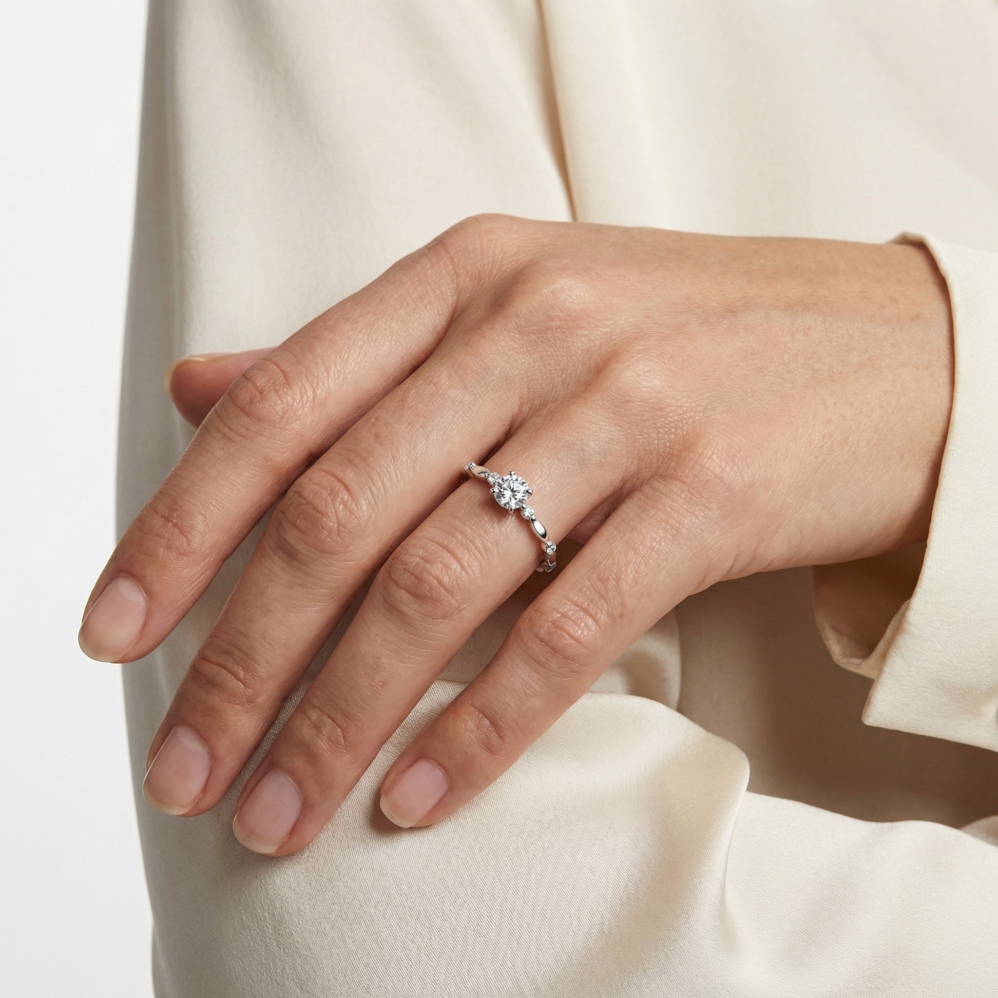 Cara Moissanite Ring