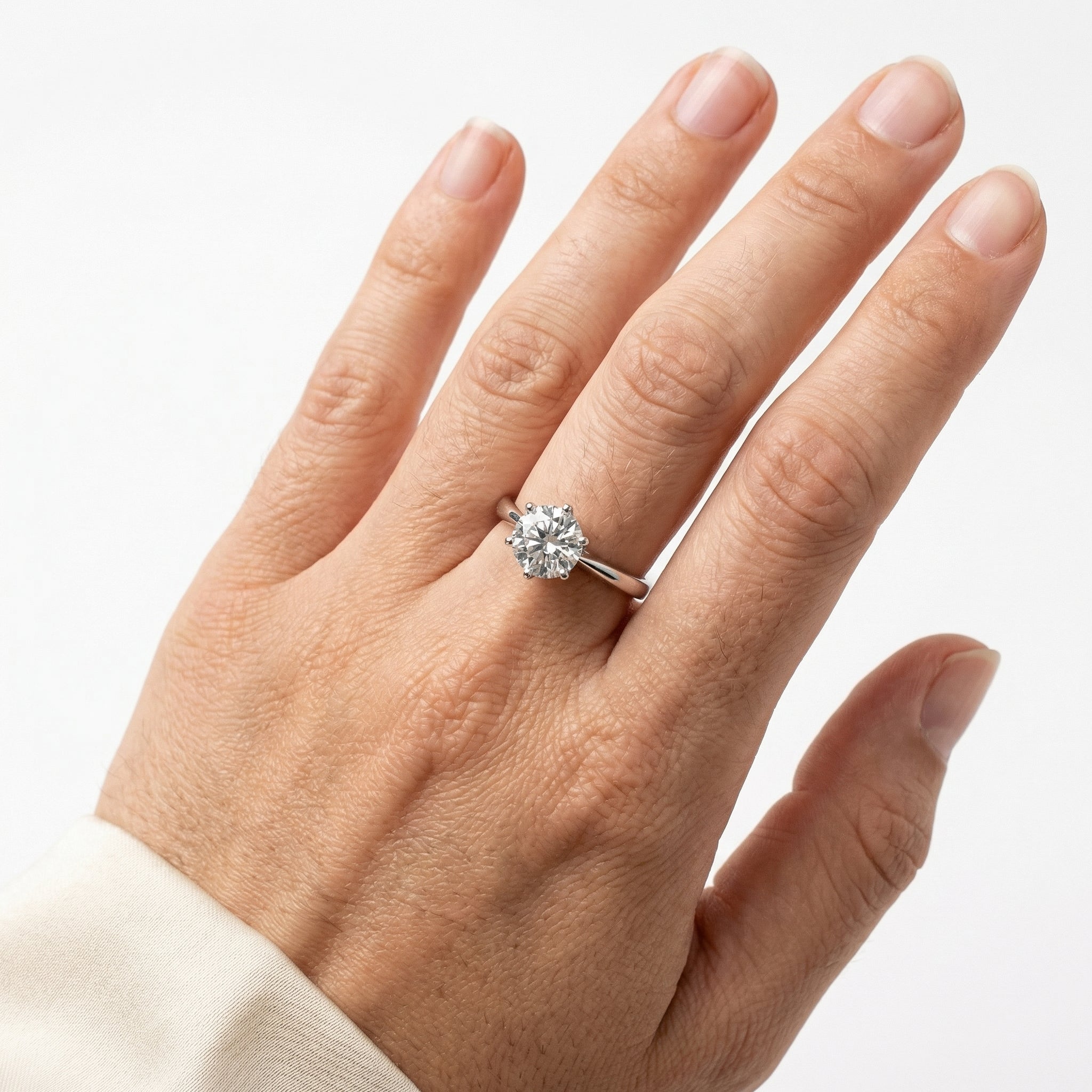 Demi Moissanite Ring