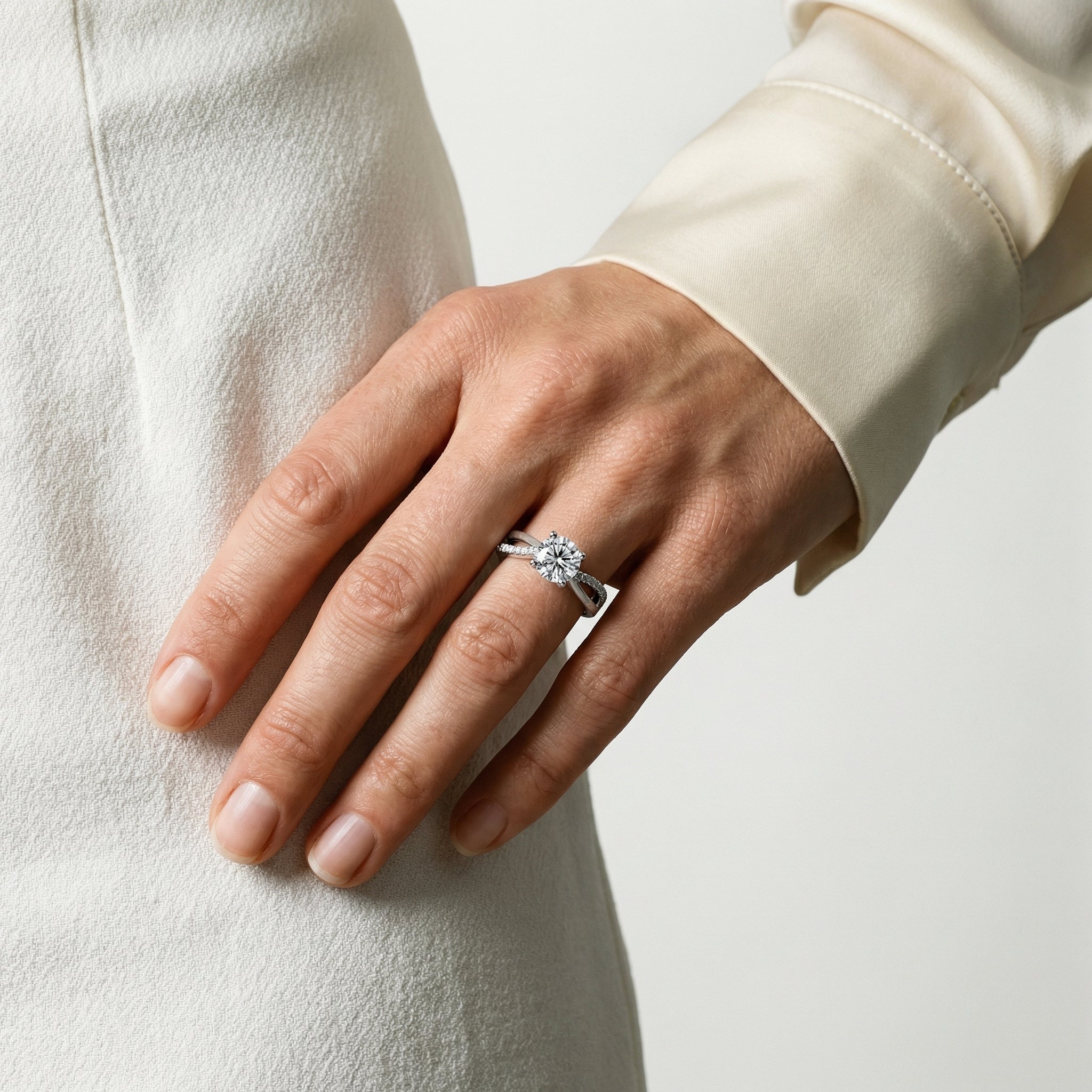 Halston Moissanite Ring
