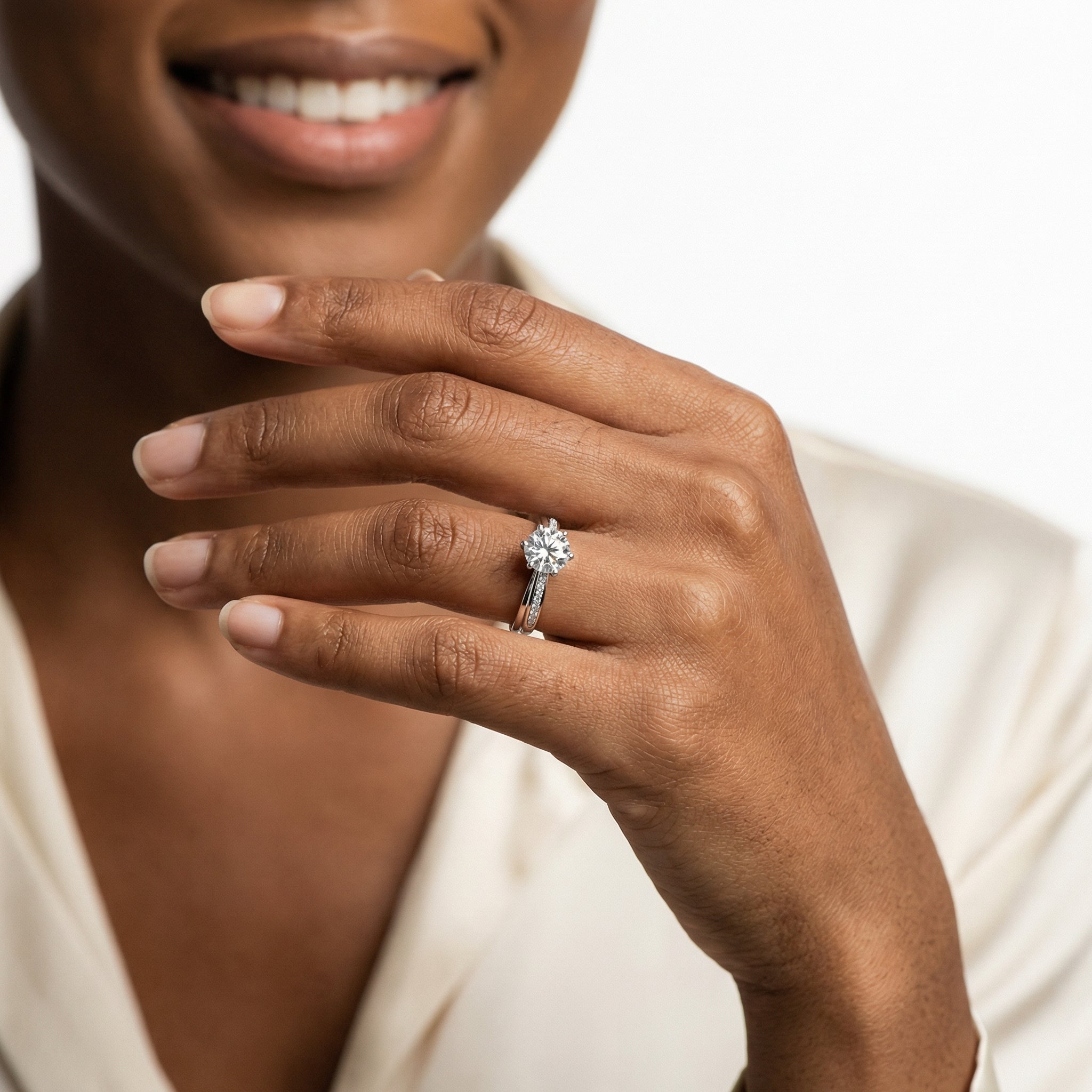 Rosa Moissanite Ring