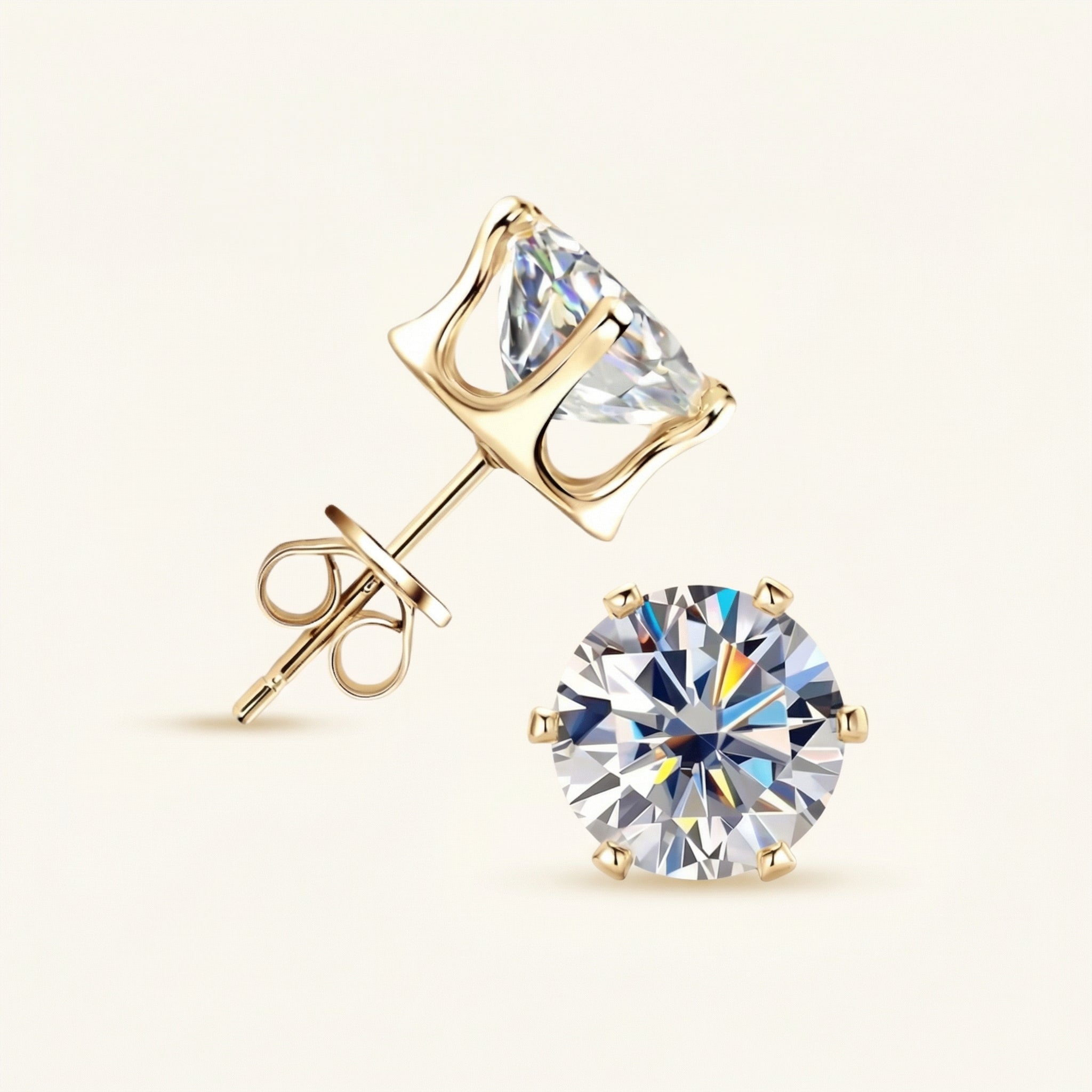 Lumen Moissanite Earring