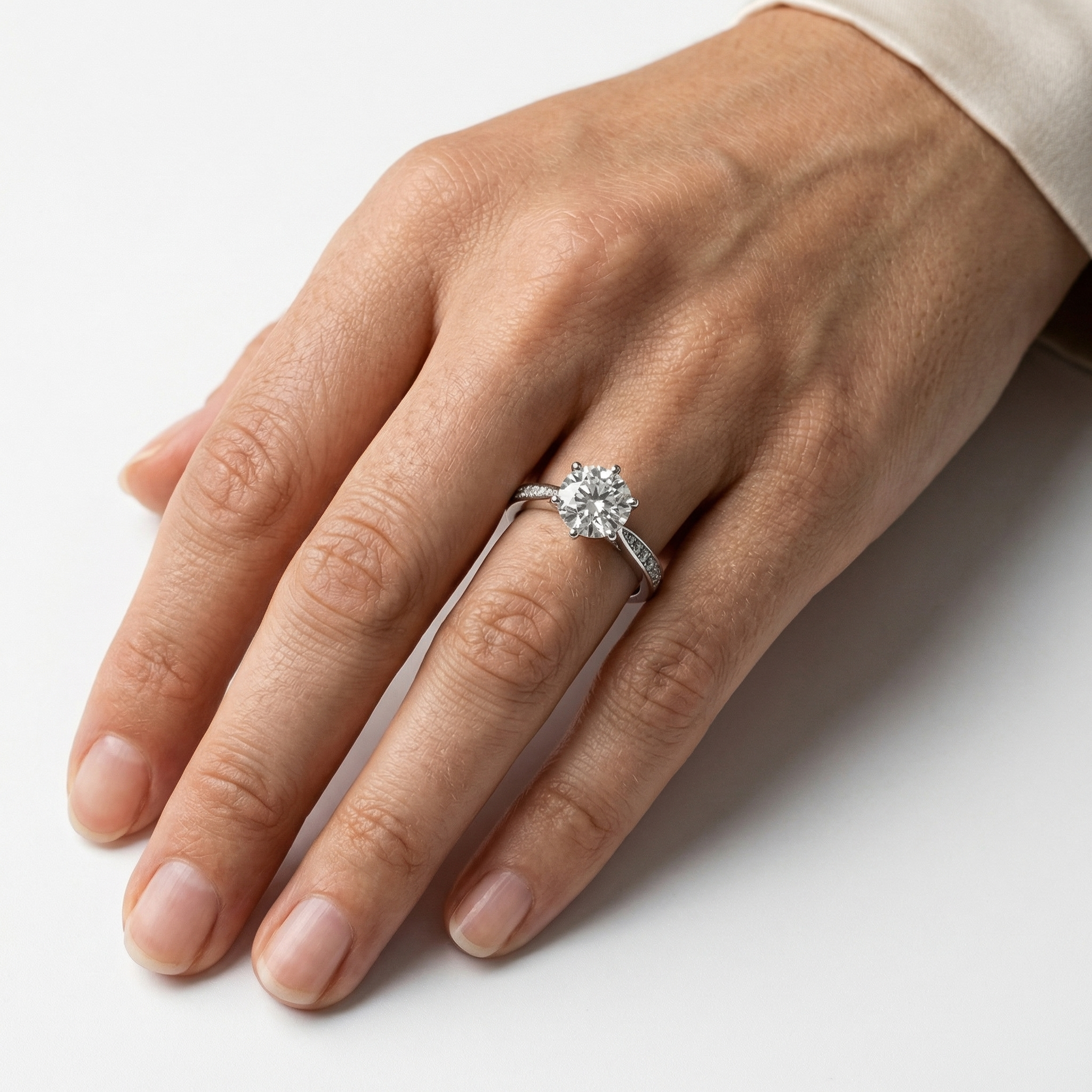 Xena Moissanite Ring