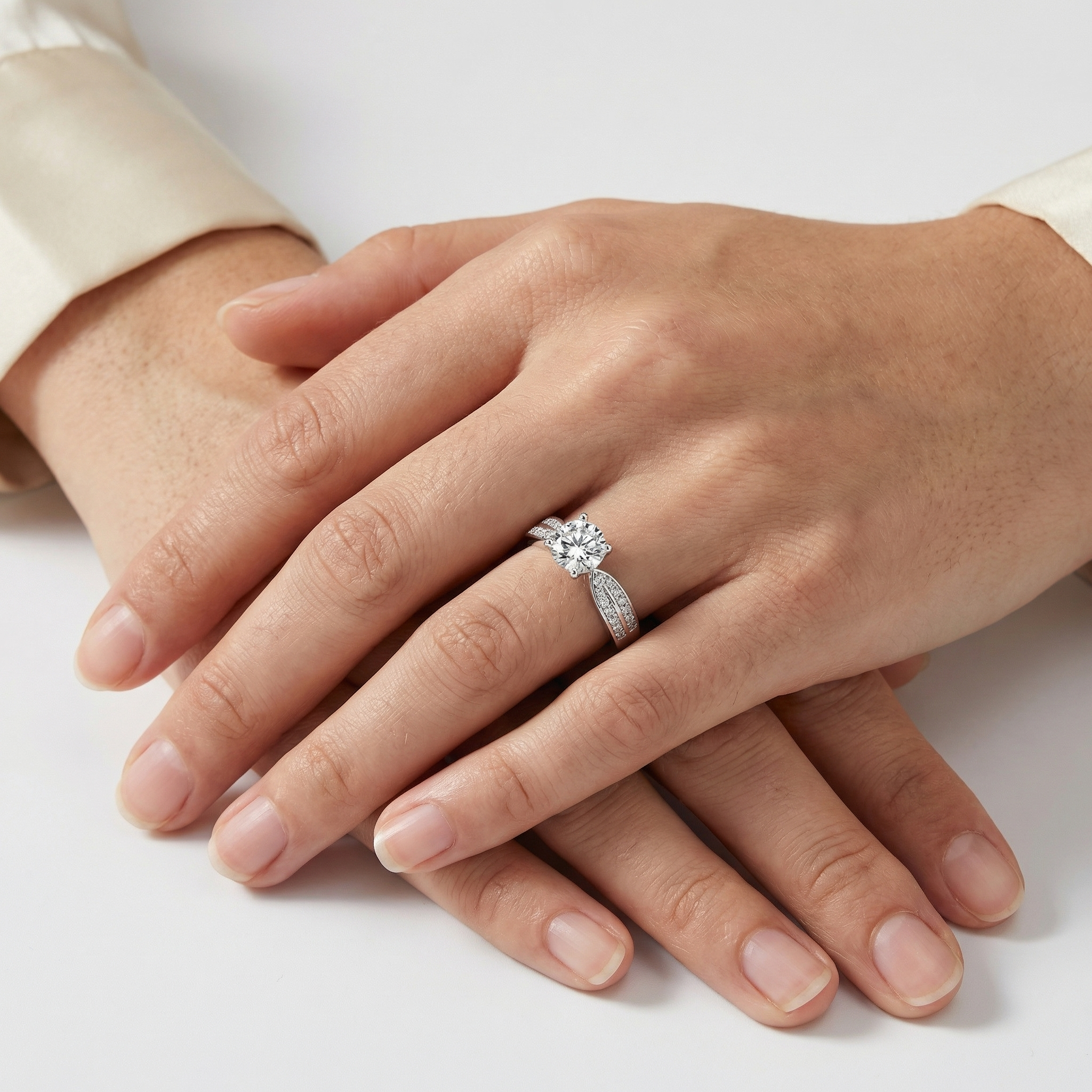 Geneva Moissanite Ring