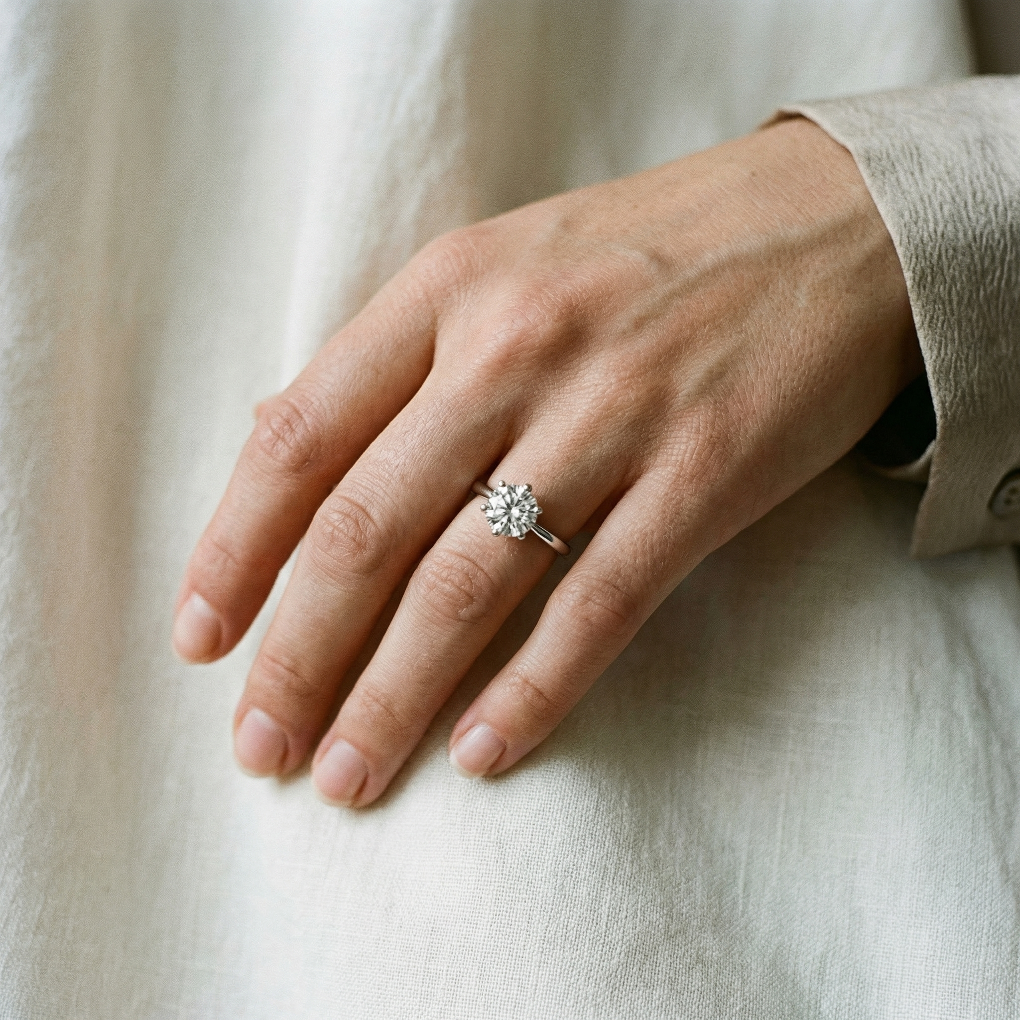 Cora Moissanite Ring