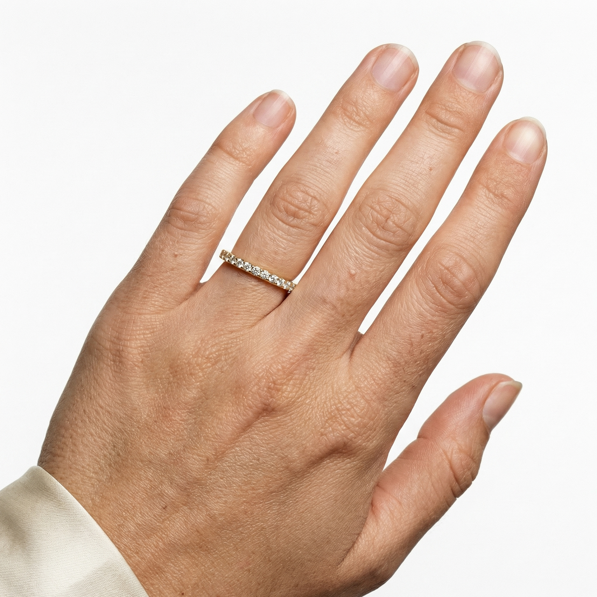 Goldie Moissanite Ring