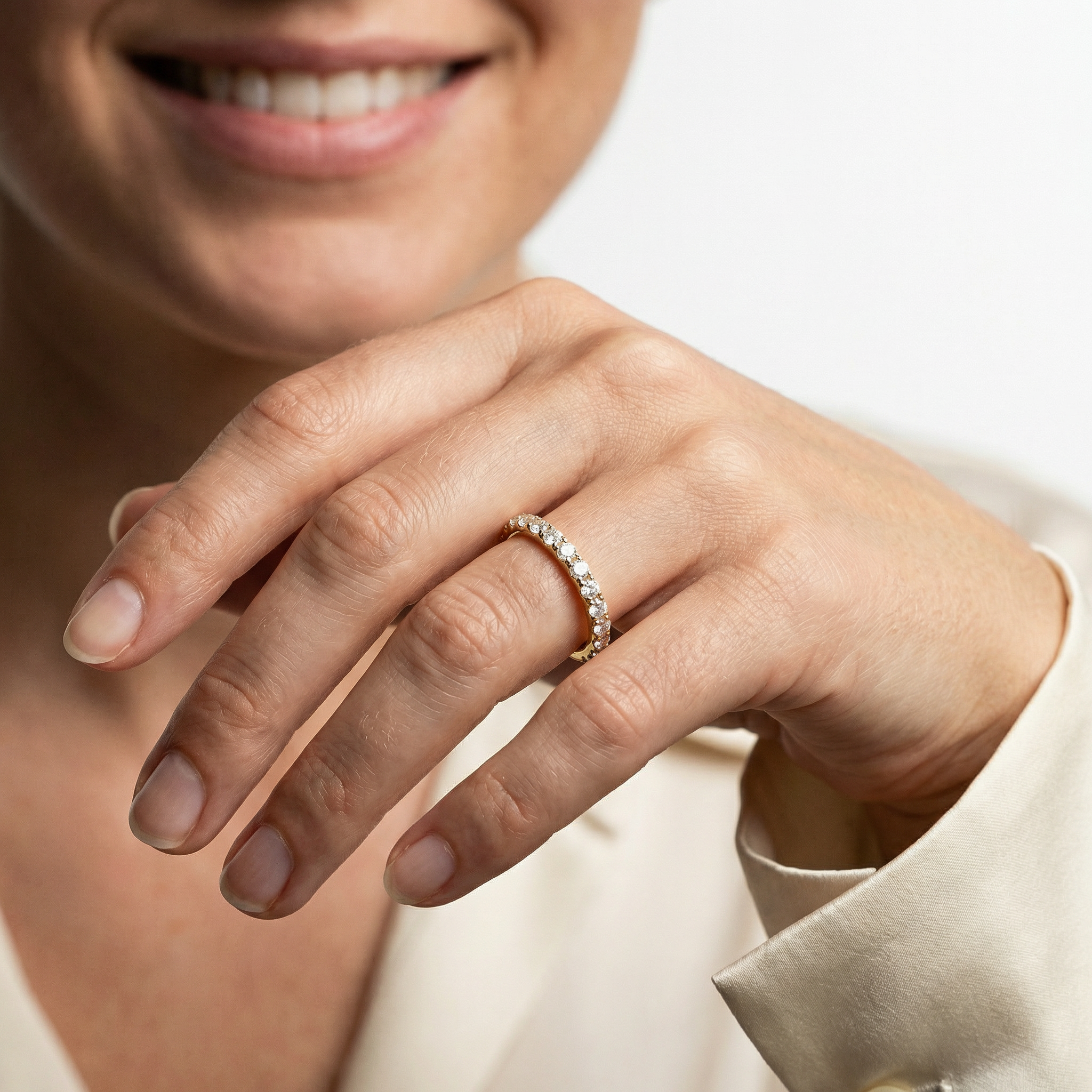Goldie Moissanite Ring