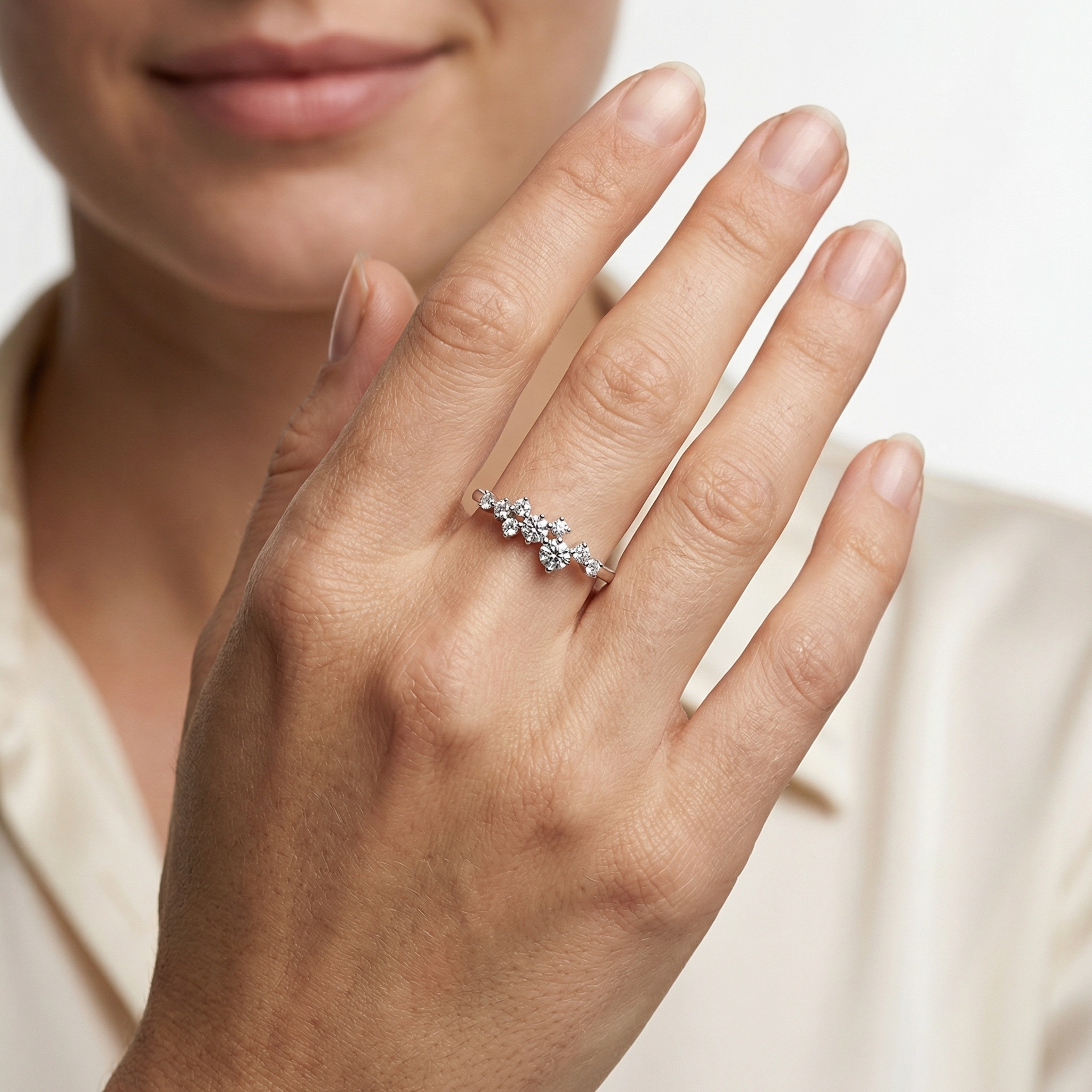 Harlow Moissanite Ring