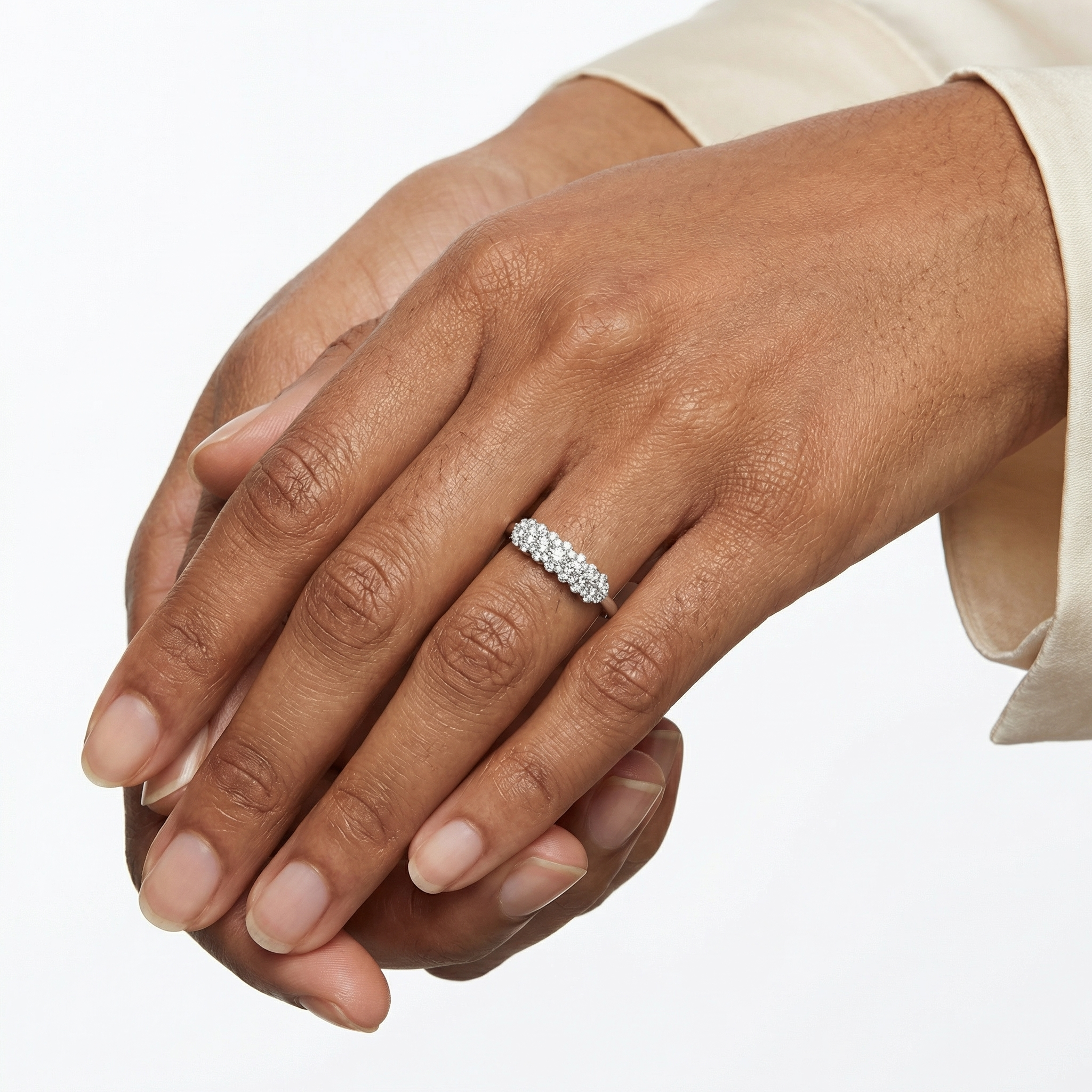 Jada Moissanite Ring