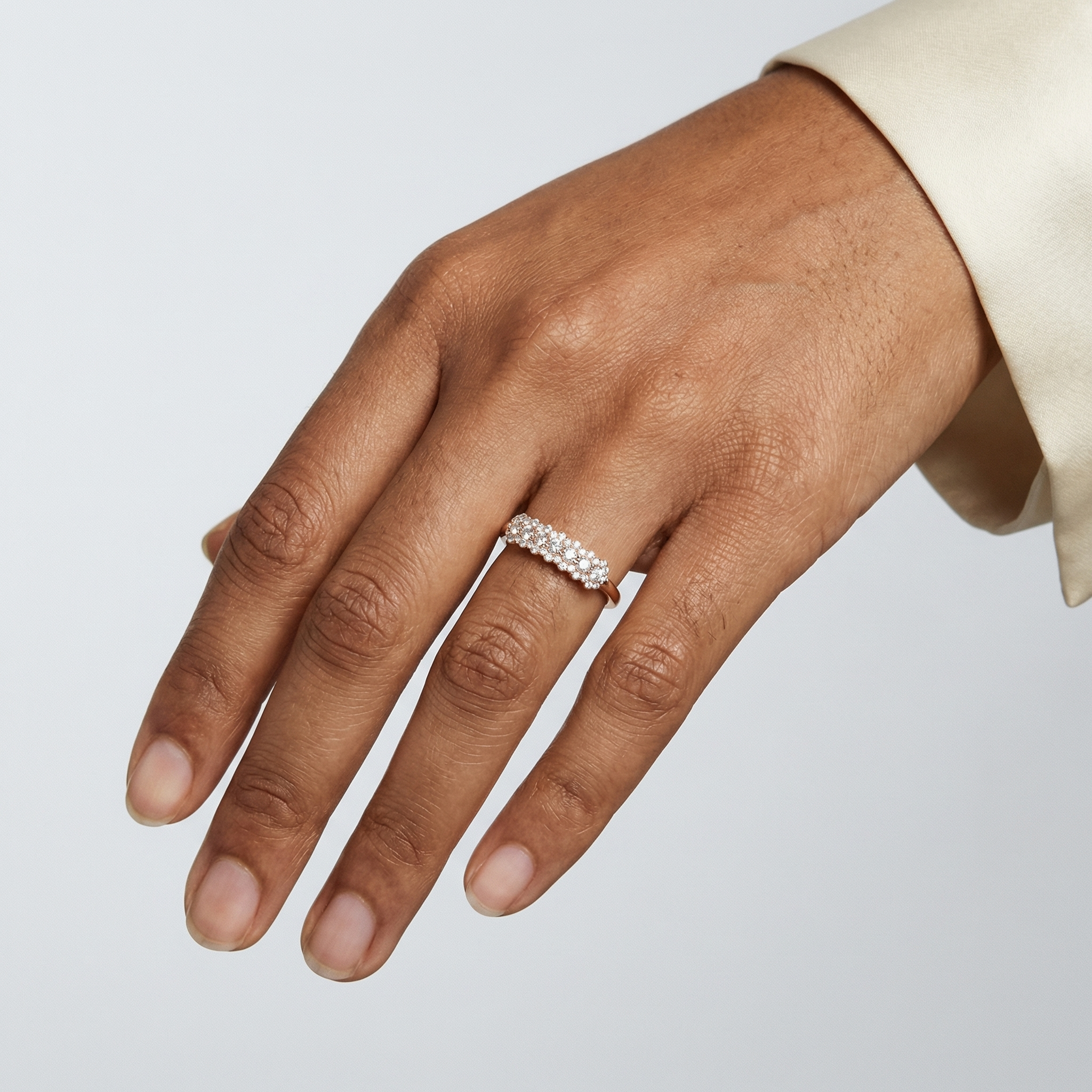 Jada Moissanite Ring