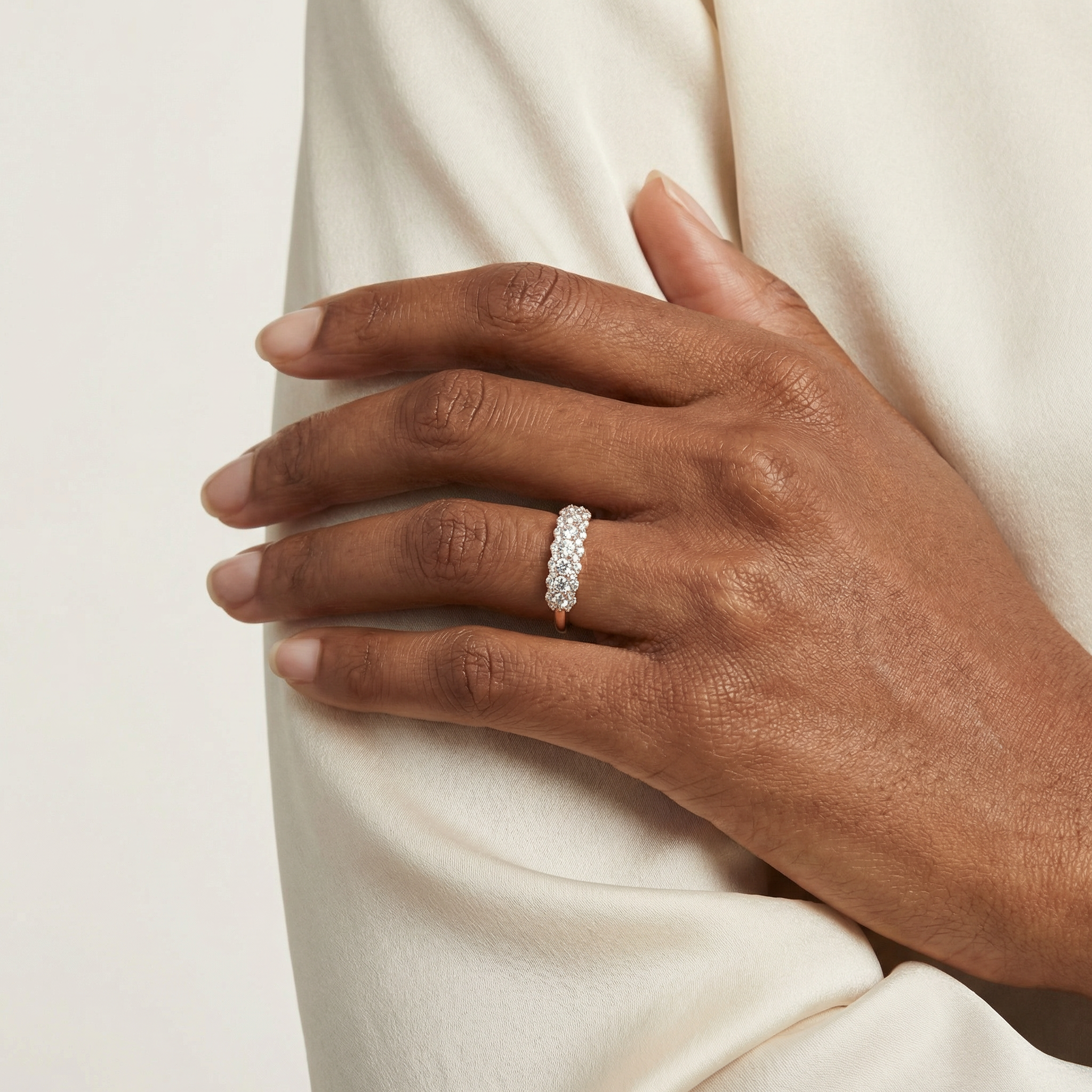 Jada Moissanite Ring