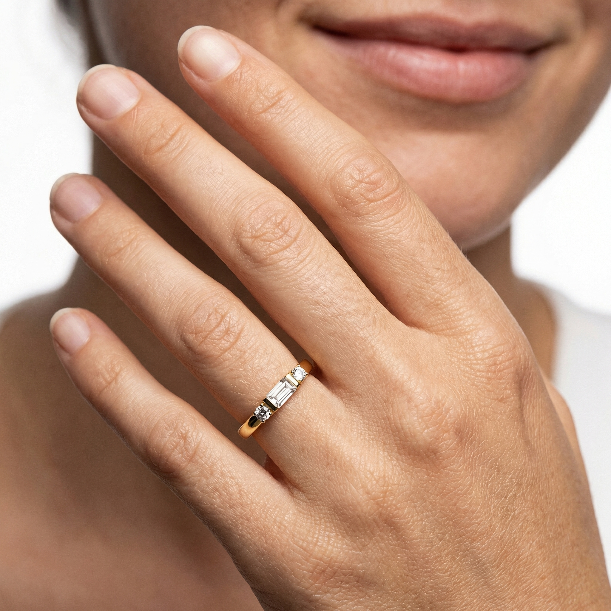 Macy Moissanite Ring