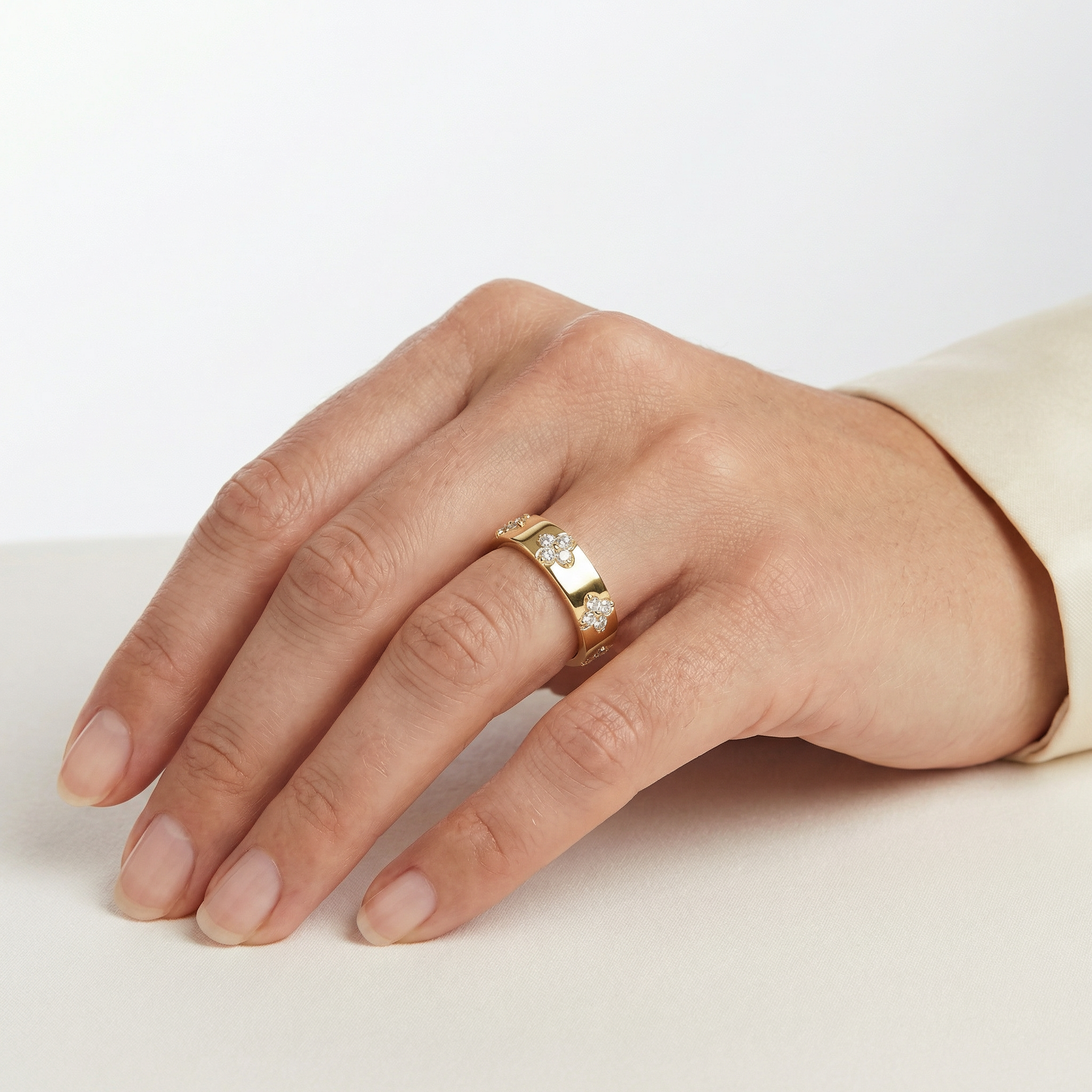 Odette Moissanite Ring