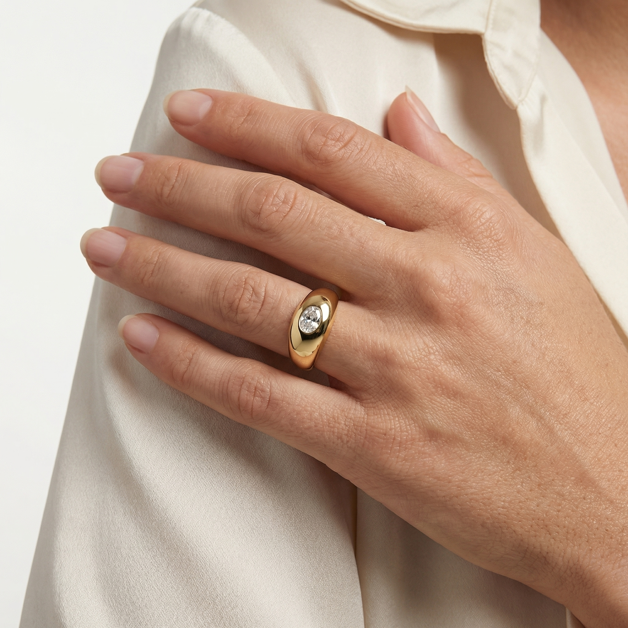 Portia Moissanite Ring