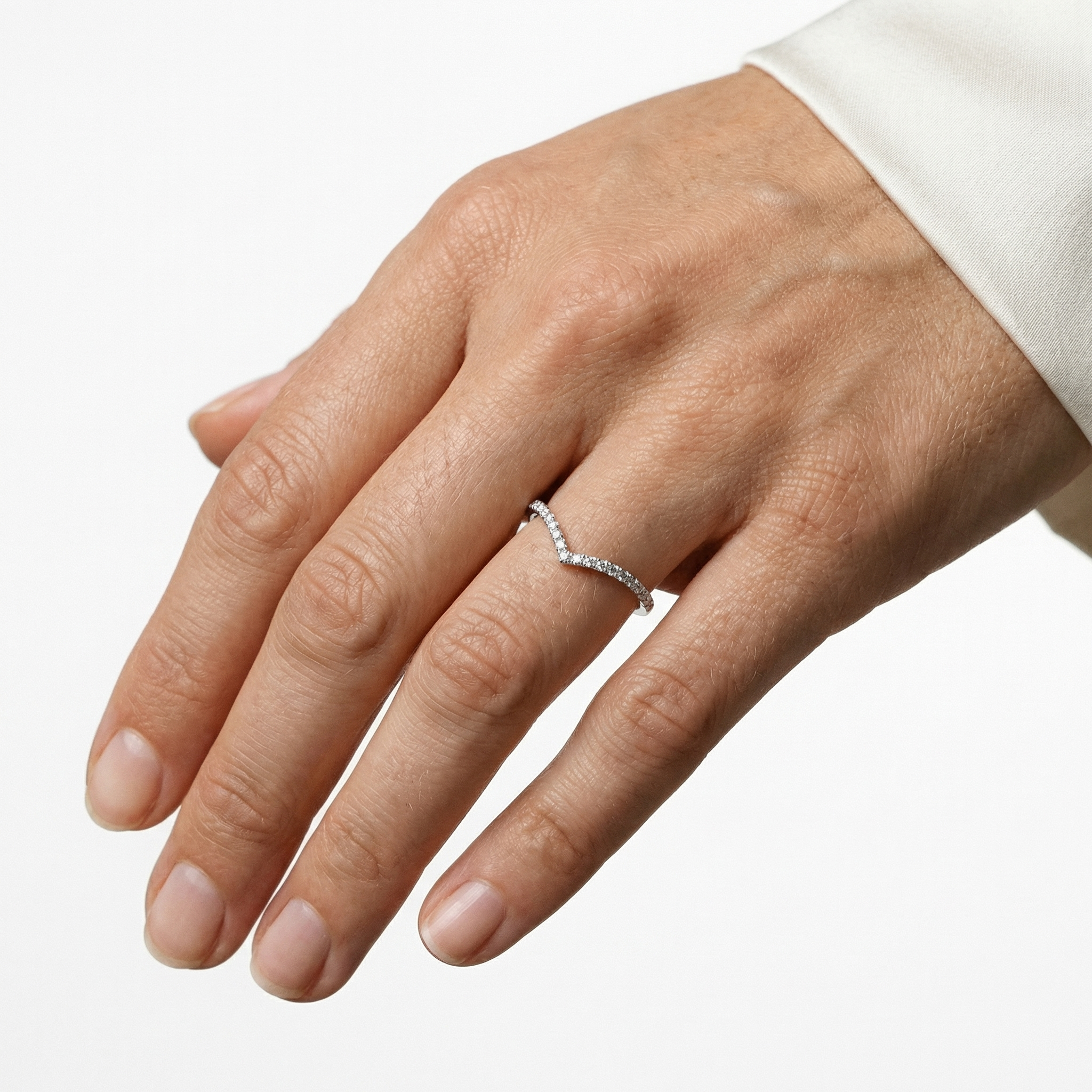Yasmine Moissanite Ring