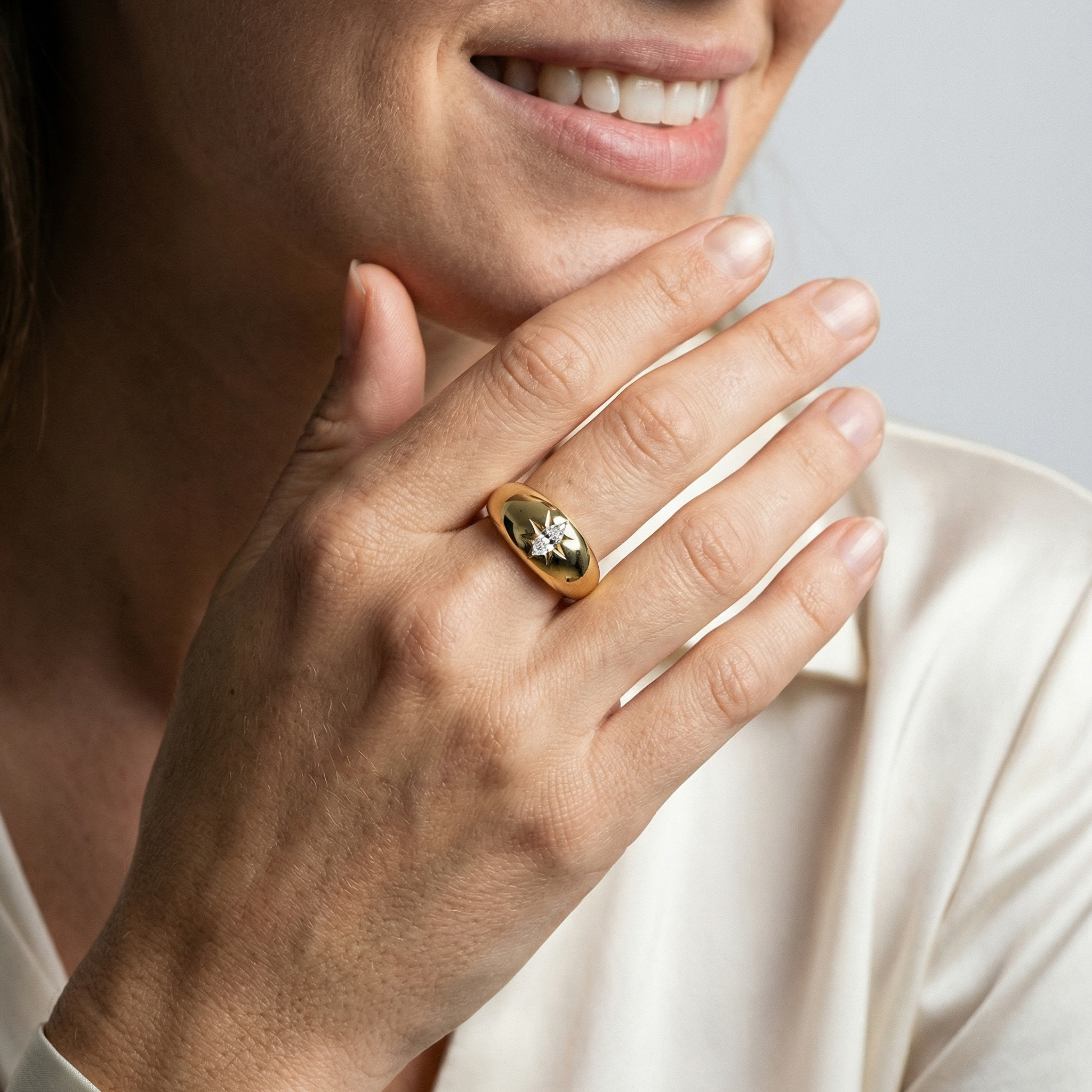 Ariel Moissanite Ring