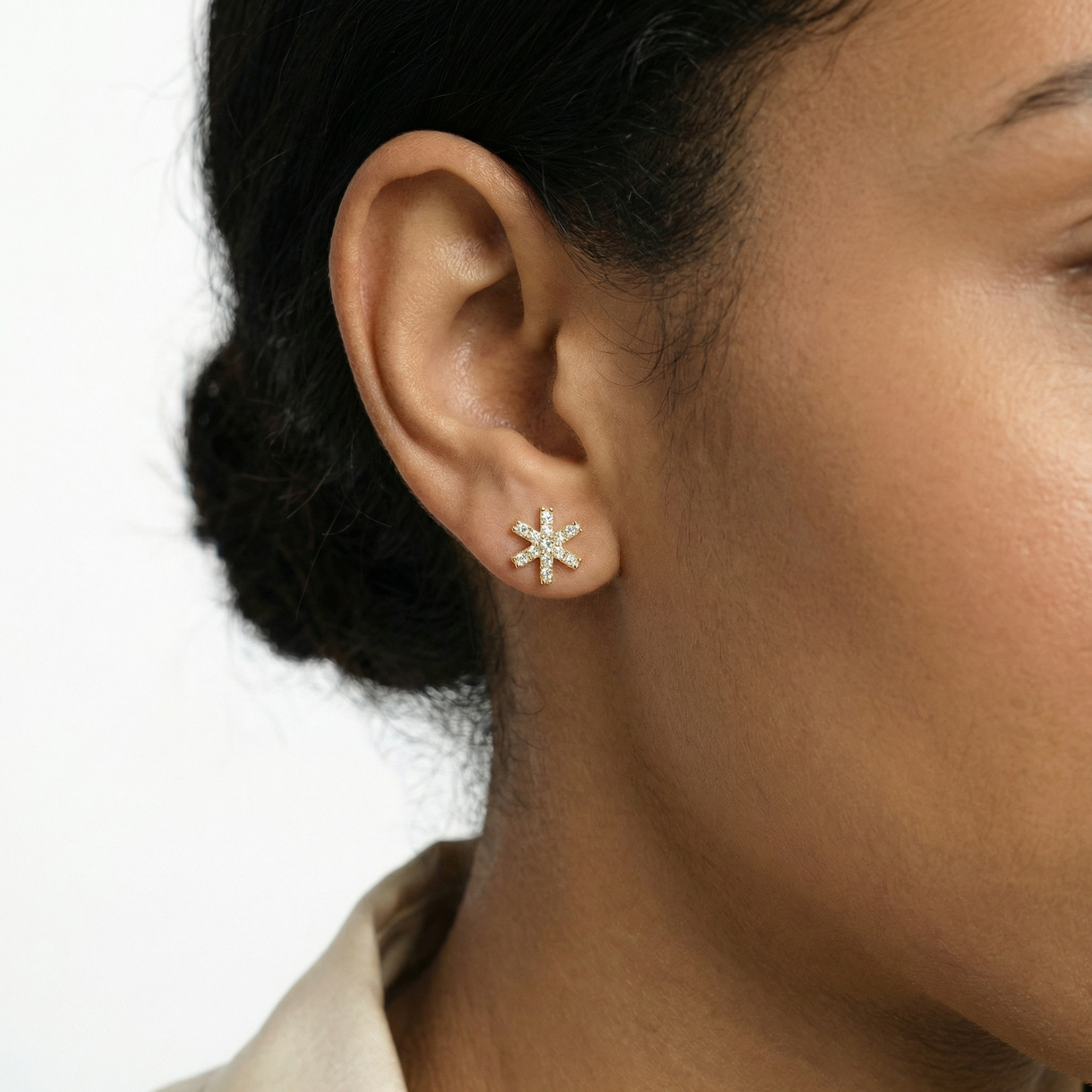 Lux Moissanite Earring
