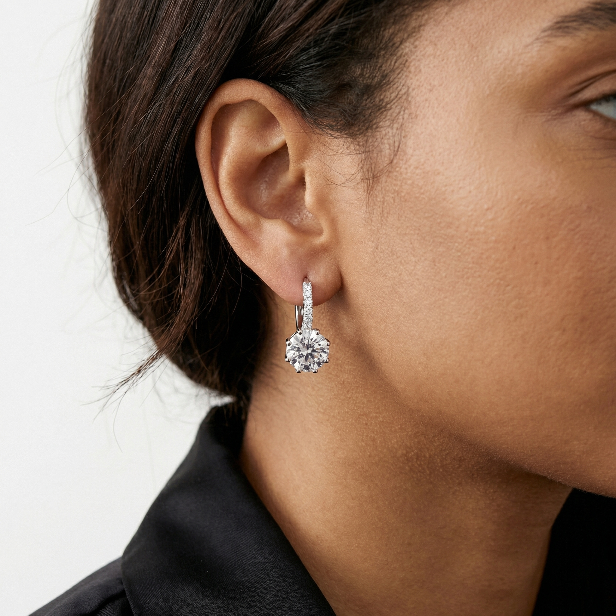 Vesper Moissanite Earring