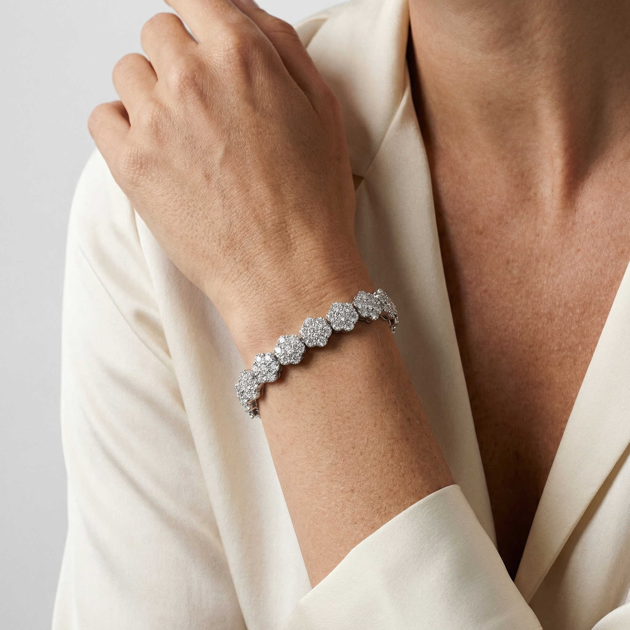 Cinder Moissanite Bracelet