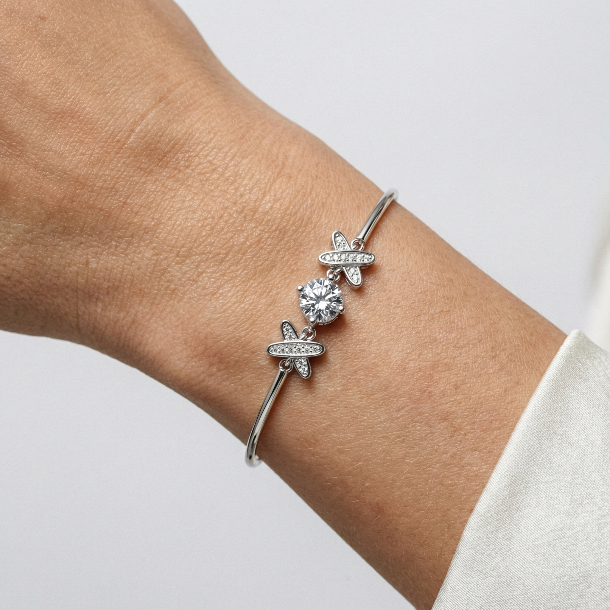 Opaline Moissanite Bracelet