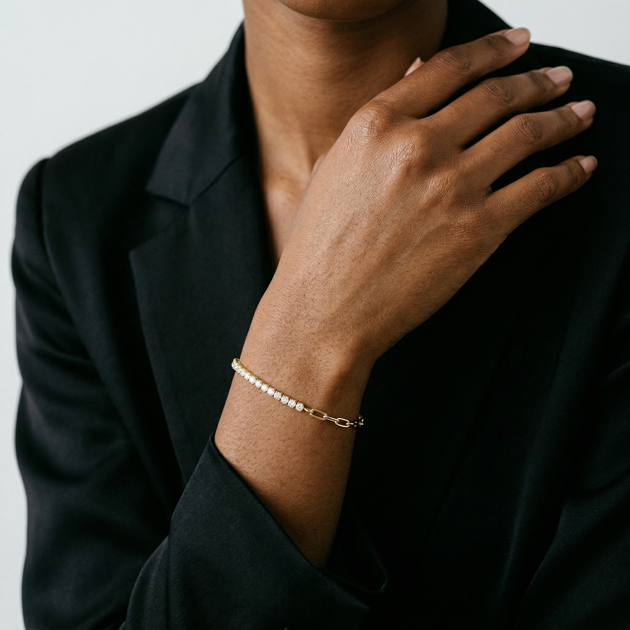 Caille Moissanite Bracelet