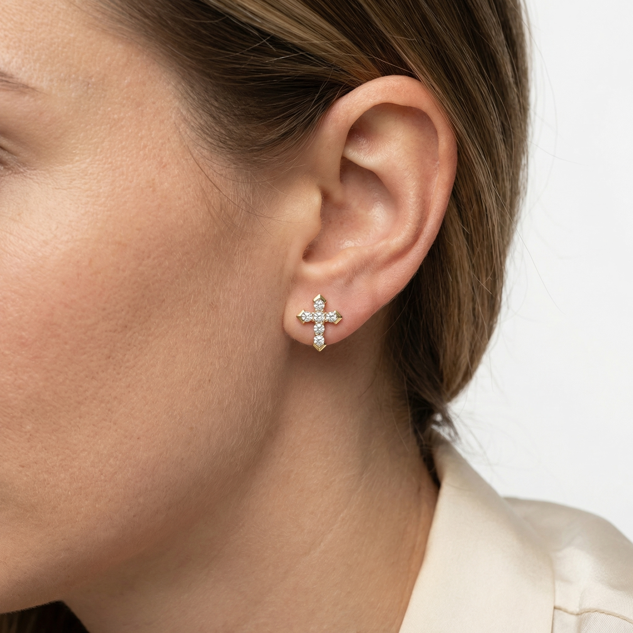 Blythe Moissanite Earring