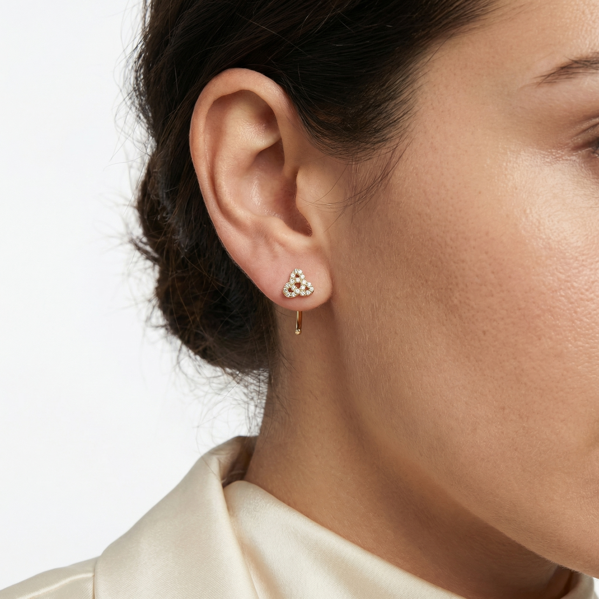 Cressida Moissanite Earring