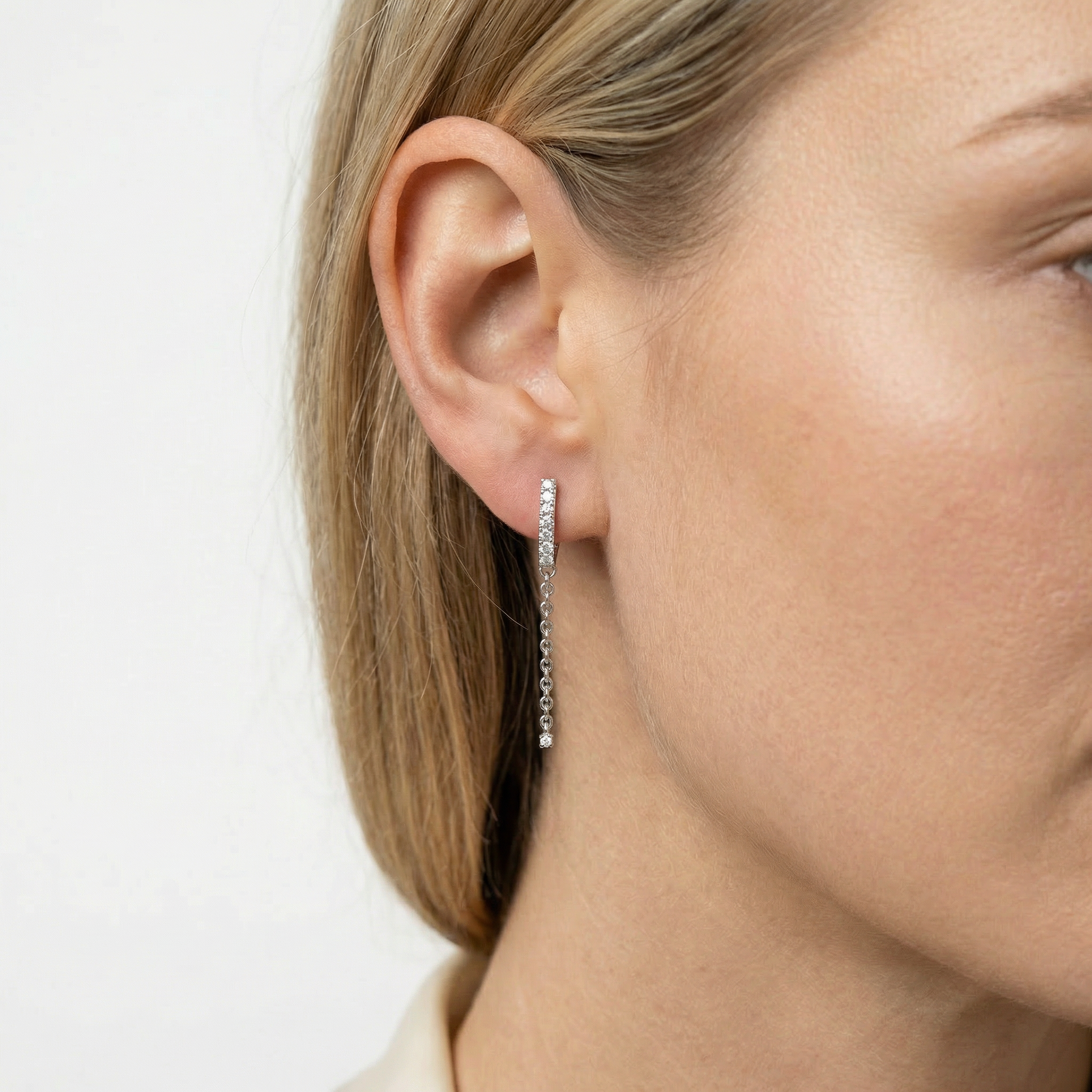 Ulani Moissanite Earring