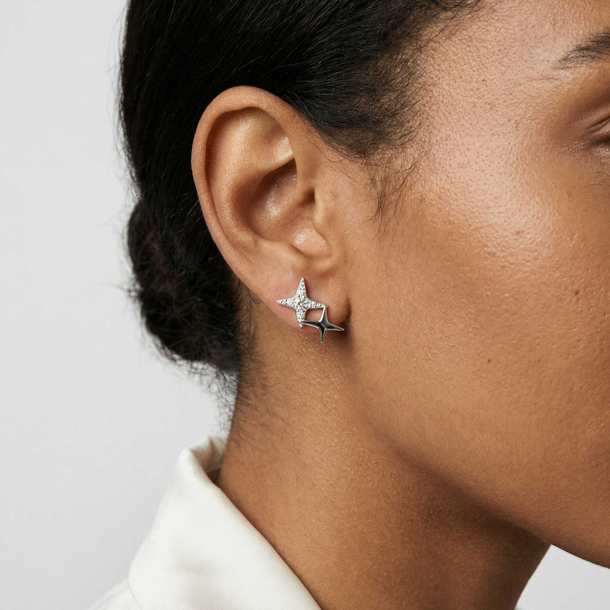Piper Moissanite Earring