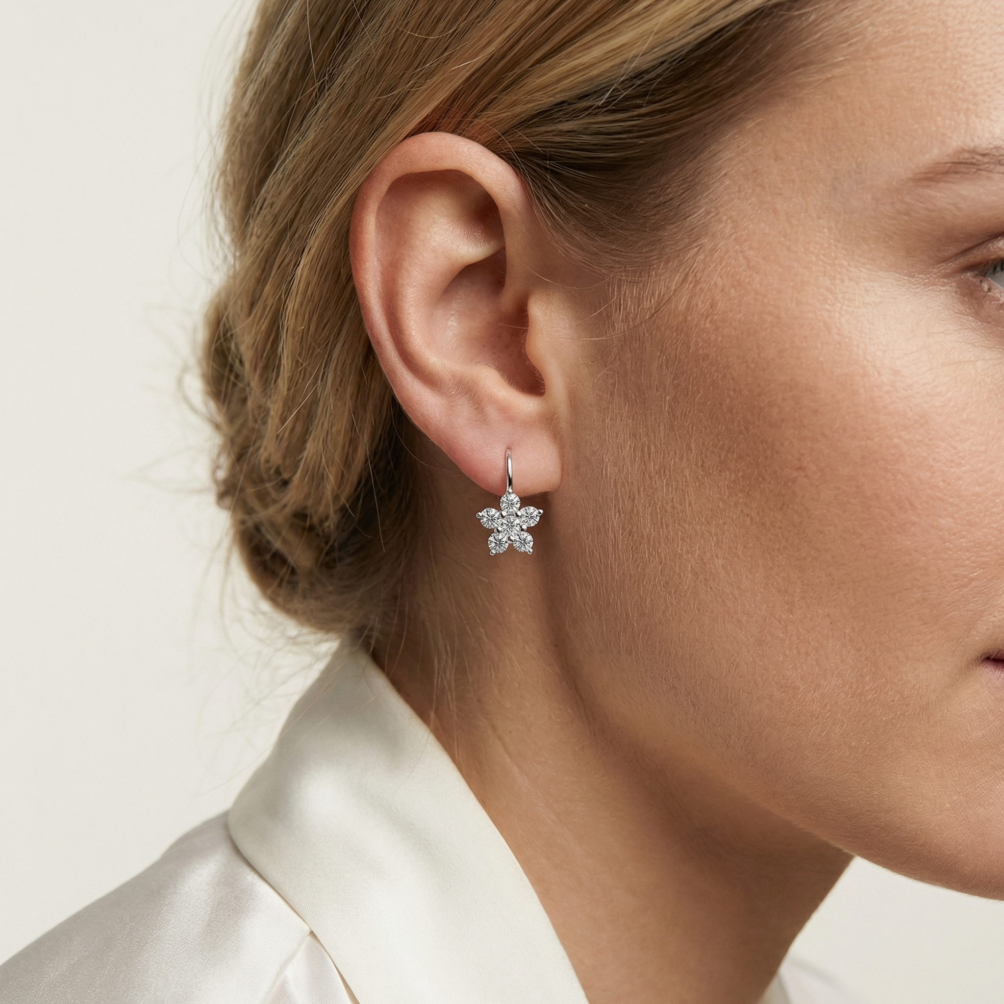 Taryn Moissanite Earring