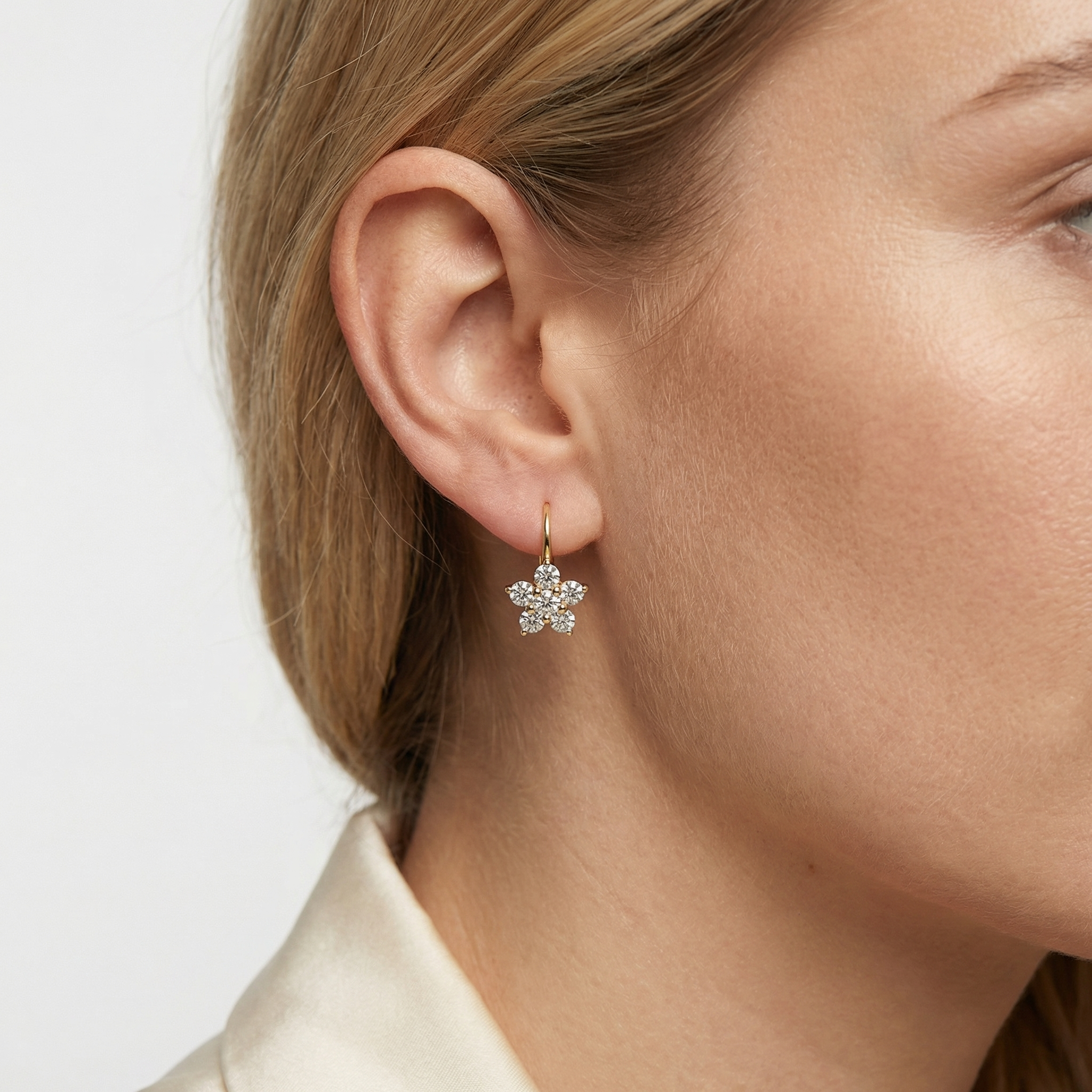 Taryn Moissanite Earring