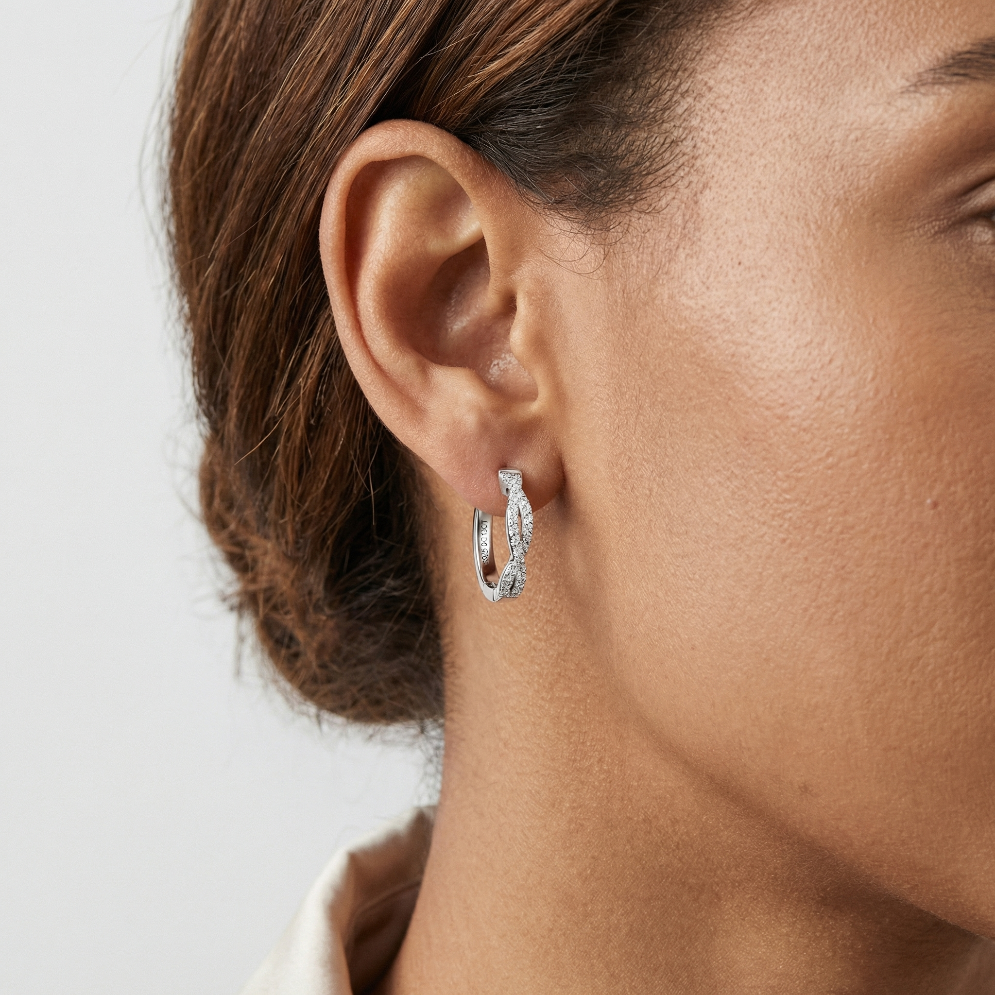 Rosaline Moissanite Earring