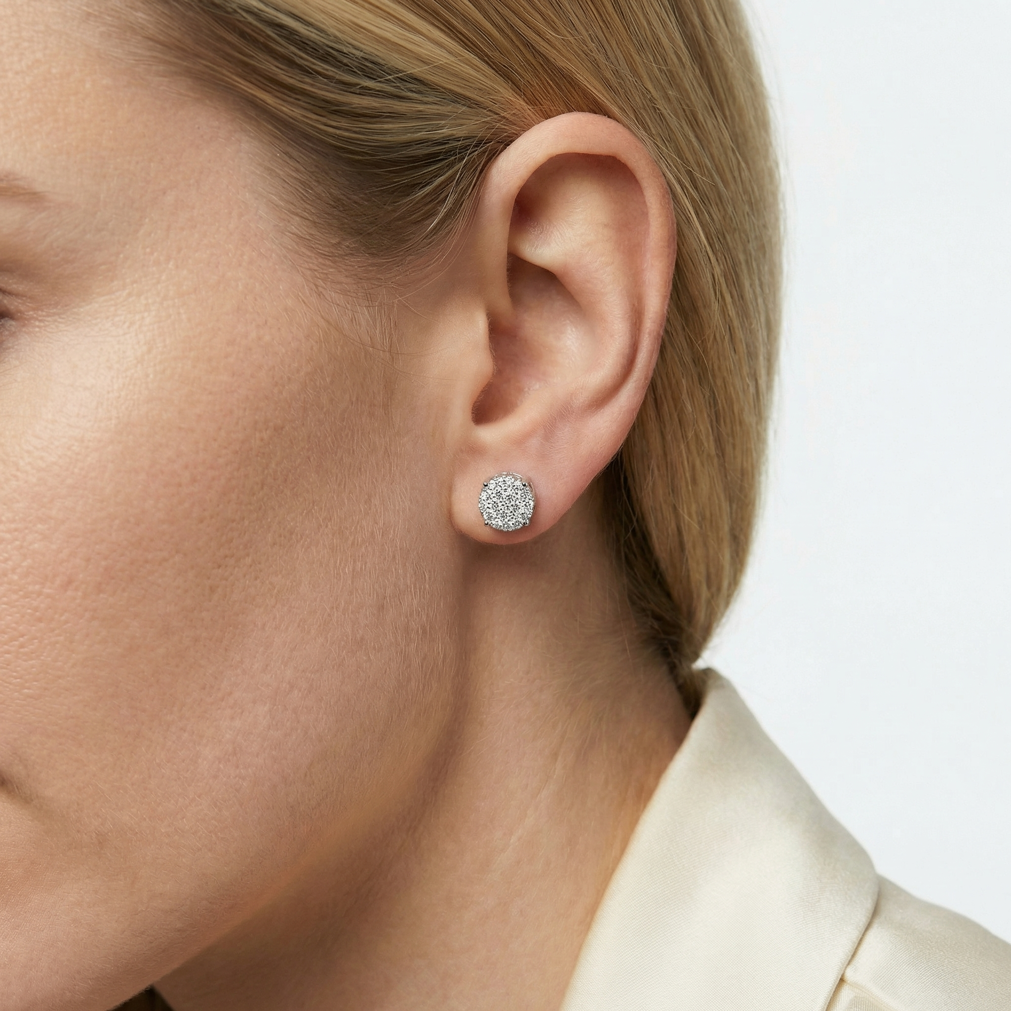 Sylvie Moissanite Earring