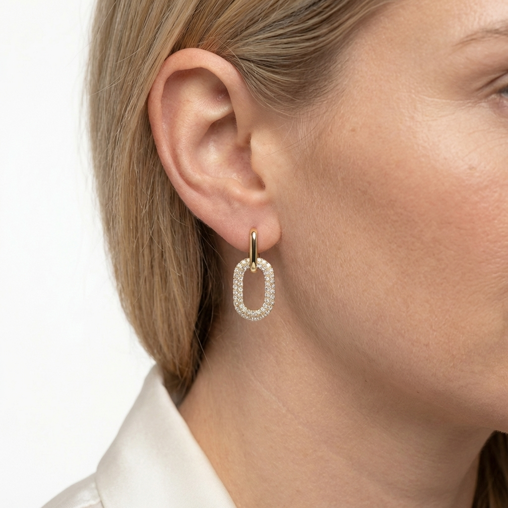 Nalini Moissanite Earring