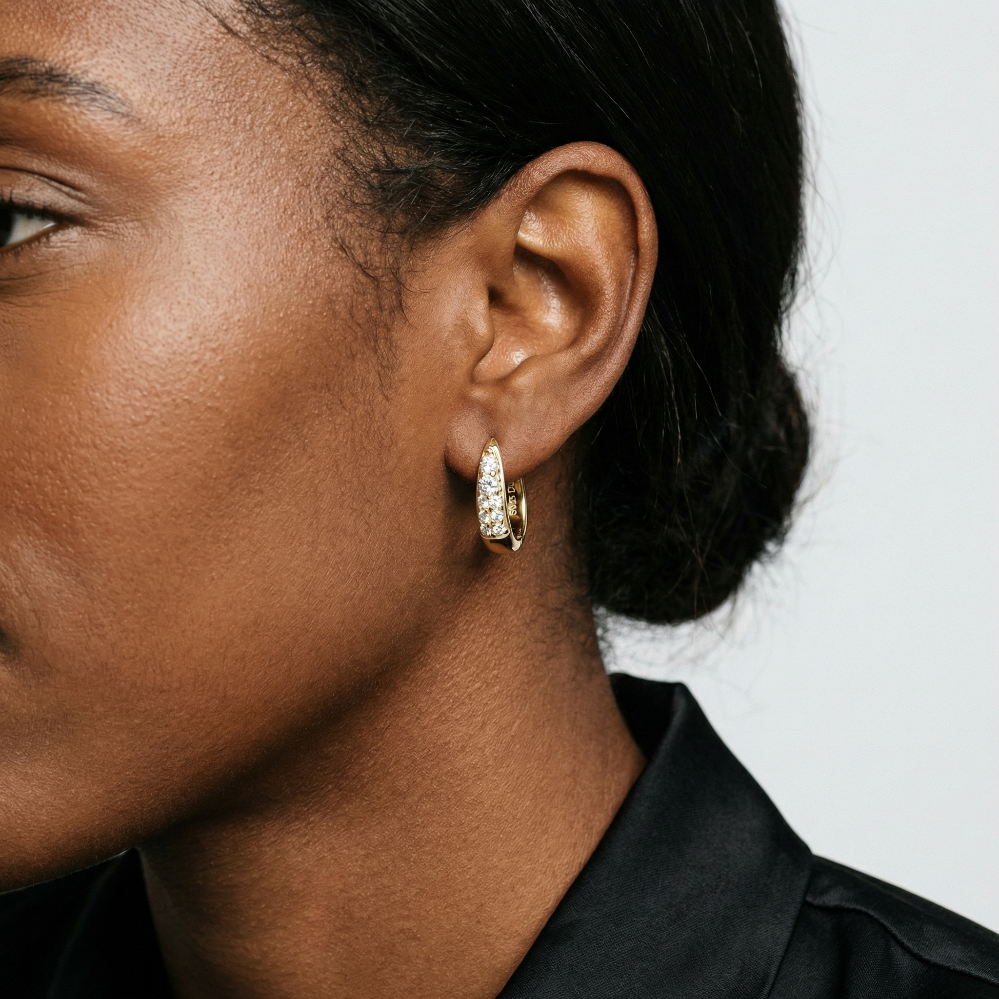 Sabine Moissanite Earring