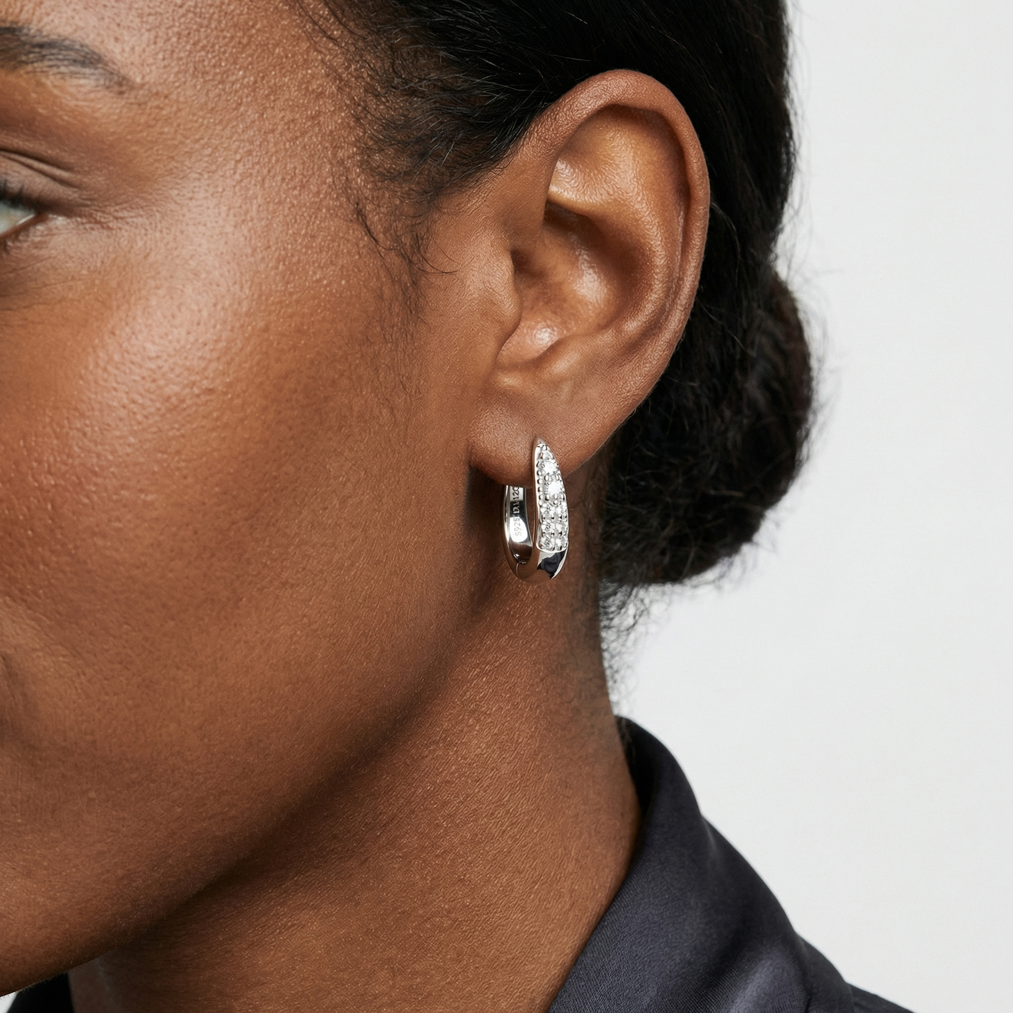 Sabine Moissanite Earring