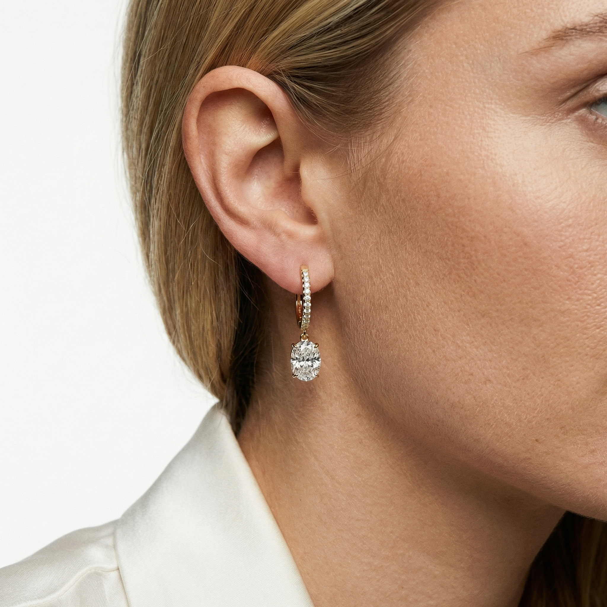 Marlowe Moissanite Earring