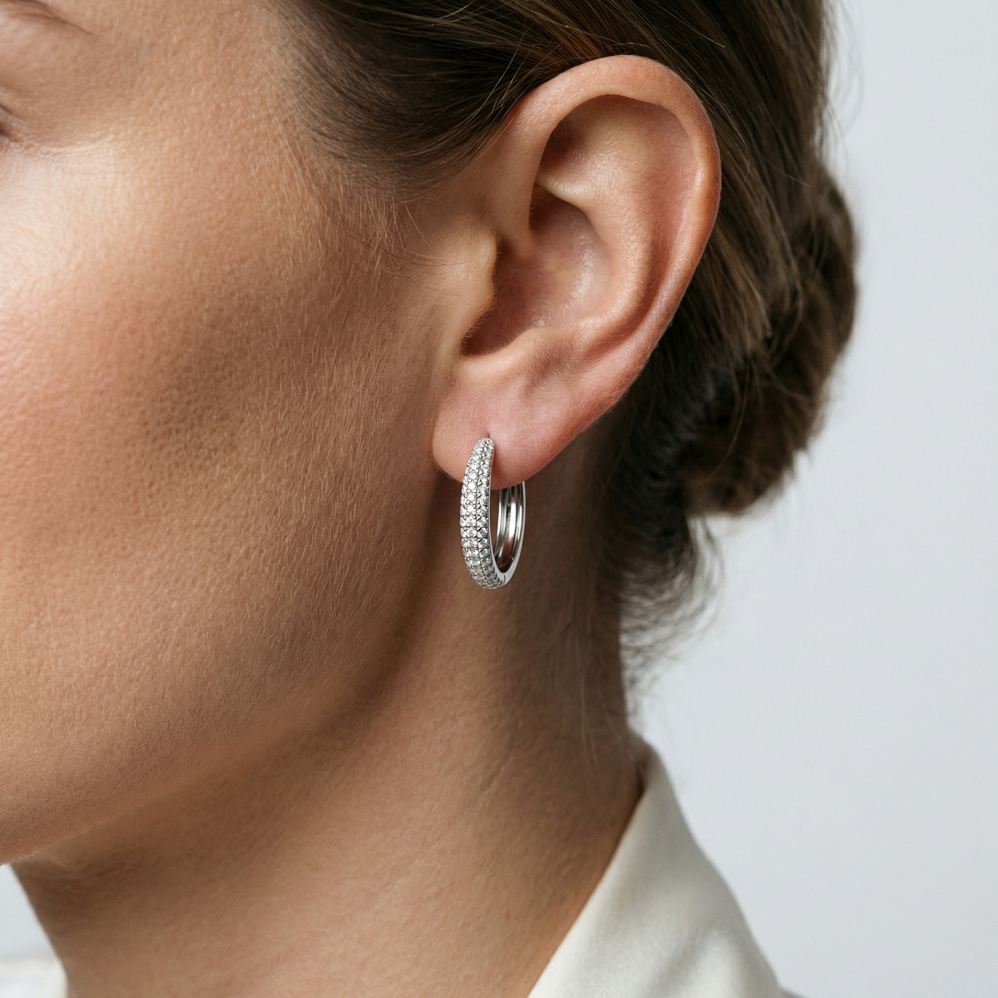 Evanthe Moissanite Earring