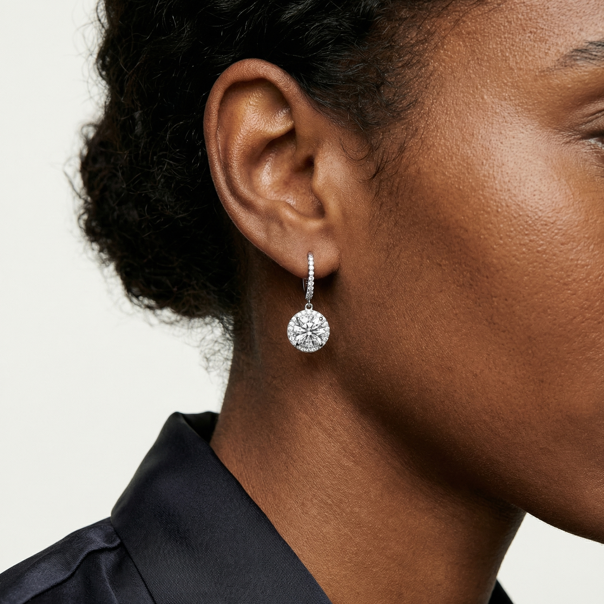 Lucine Moissanite Earring