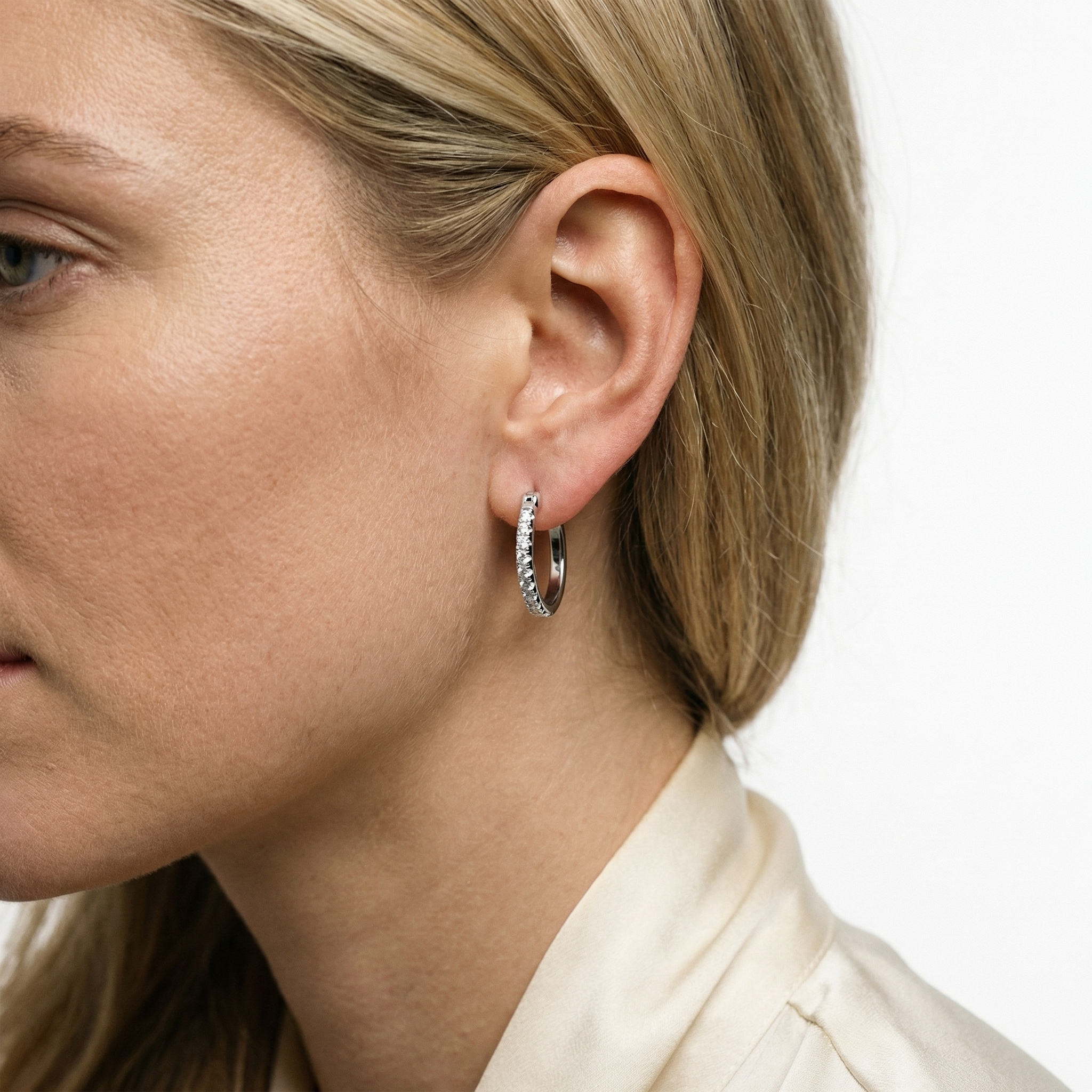 Elaine Moissanite Earring