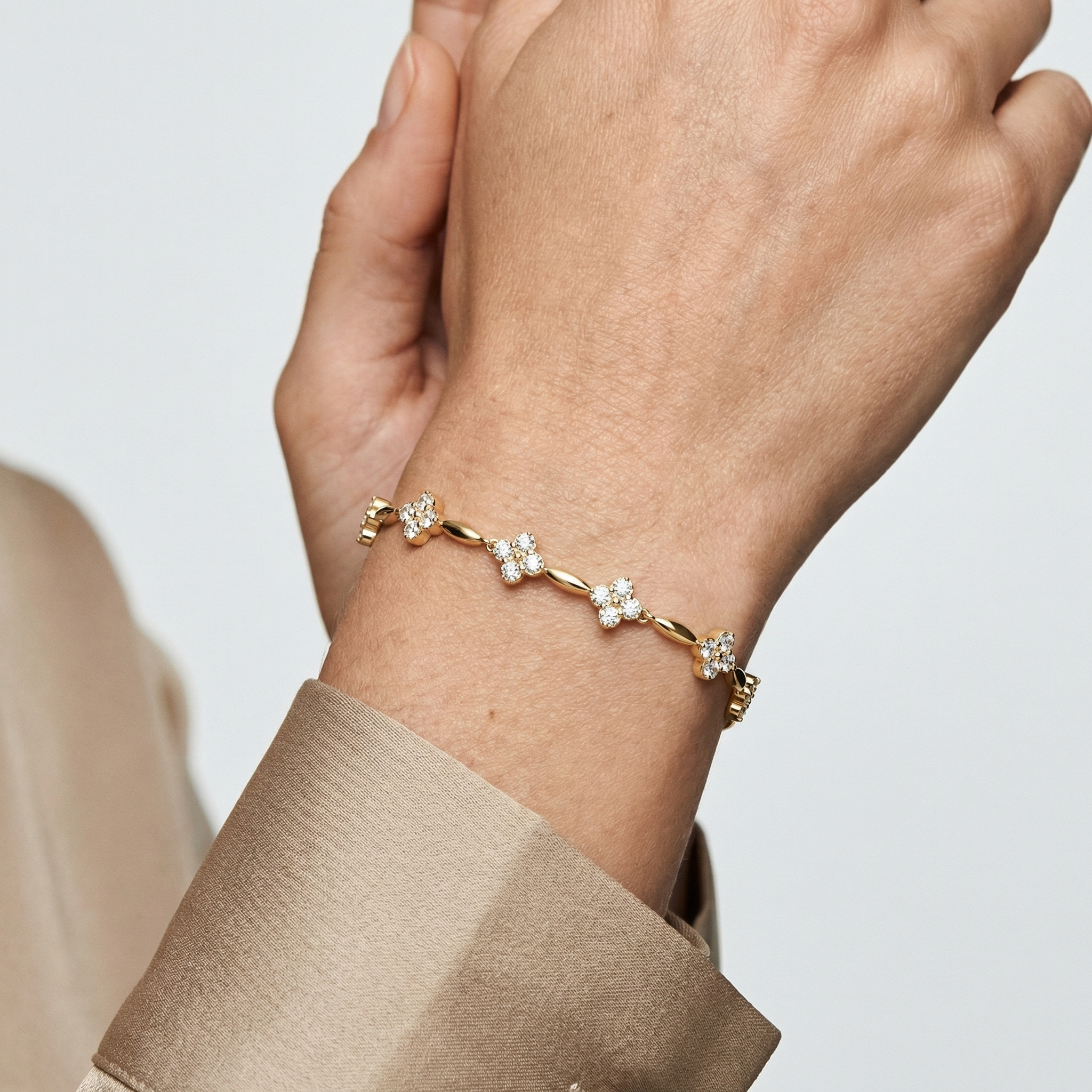 Brocade Moissanite Bracelet