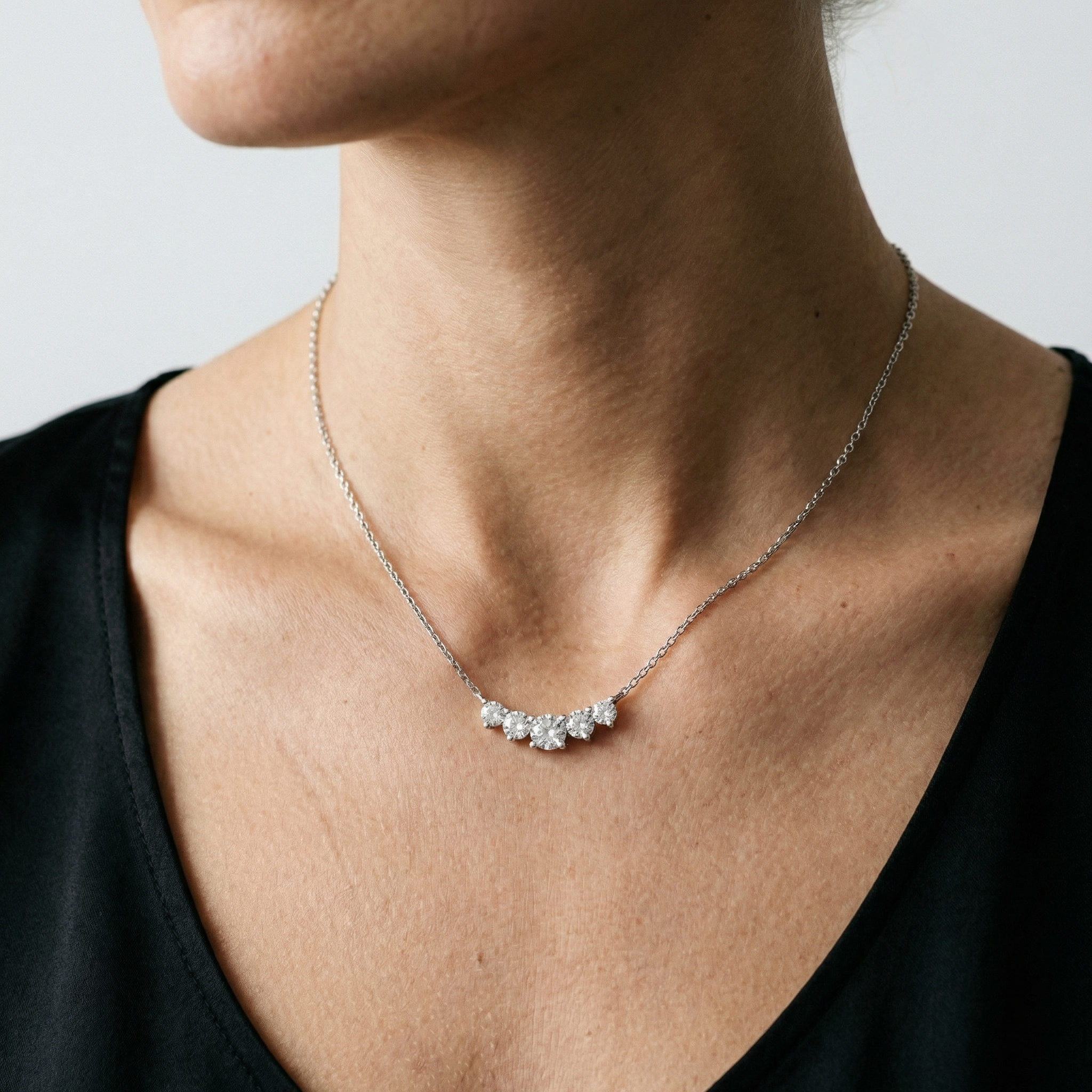 Brylee Moissanite Necklace