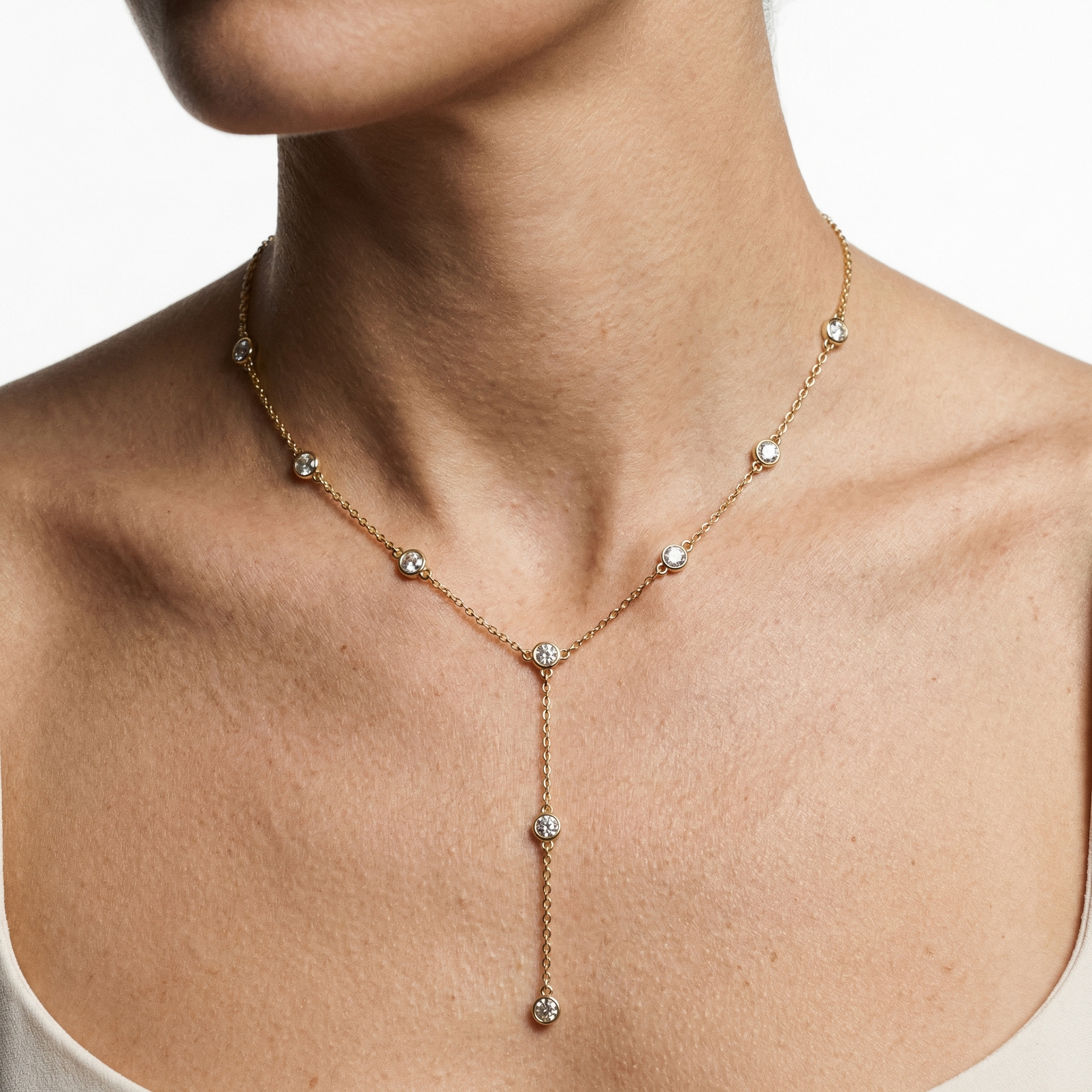 Cendrine Moissanite Necklace