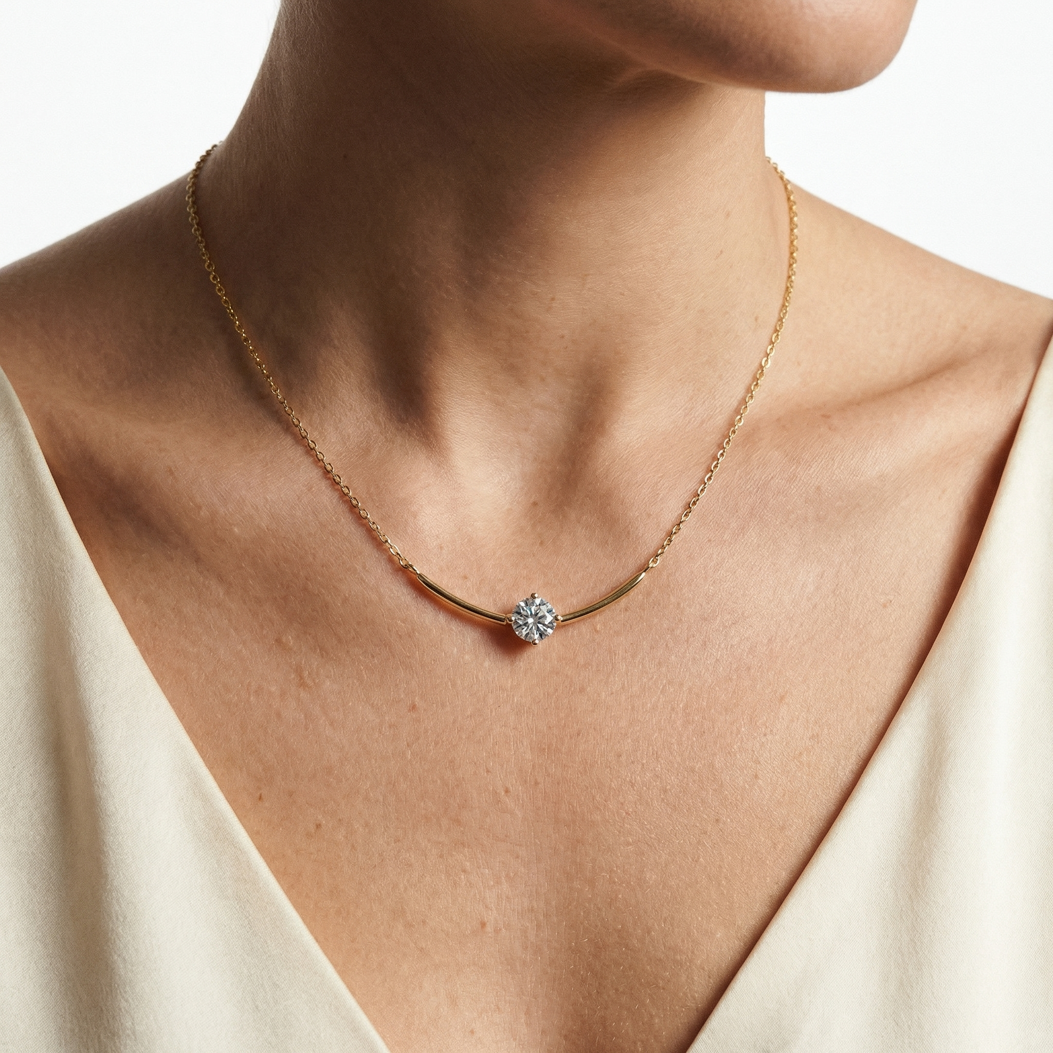 Catriona Moissanite Necklace