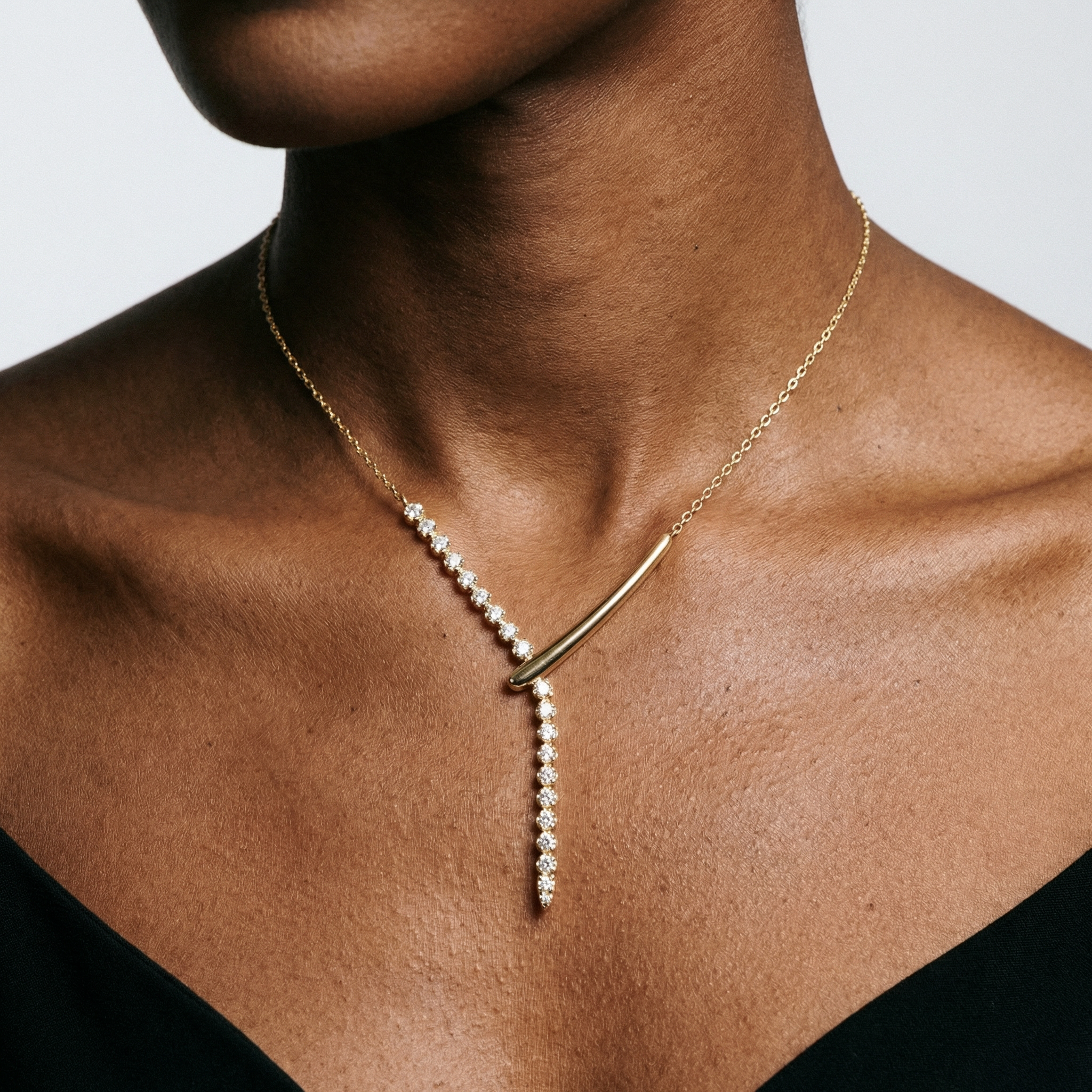Taline Moissanite Necklace