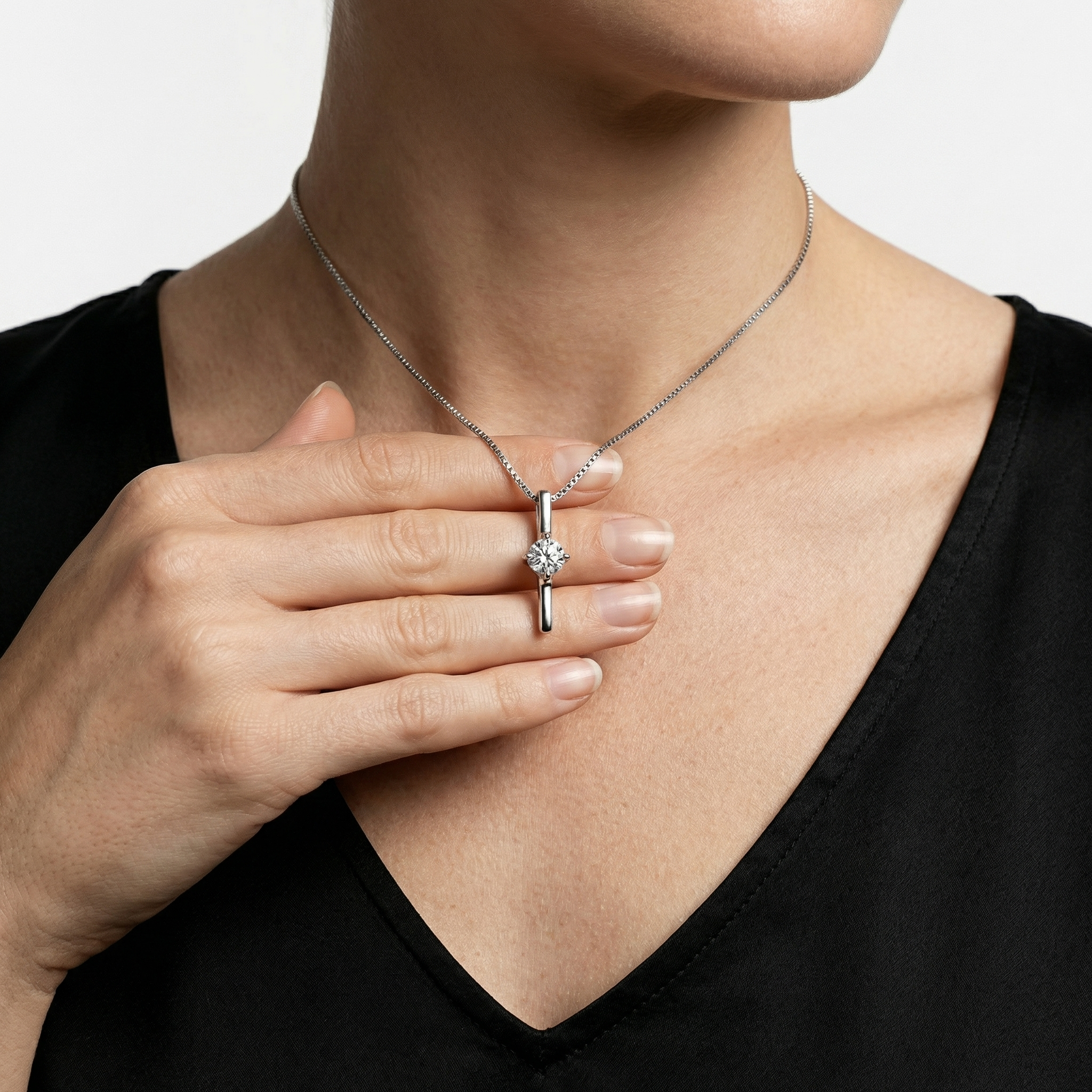 Cailine Moissanite Necklace