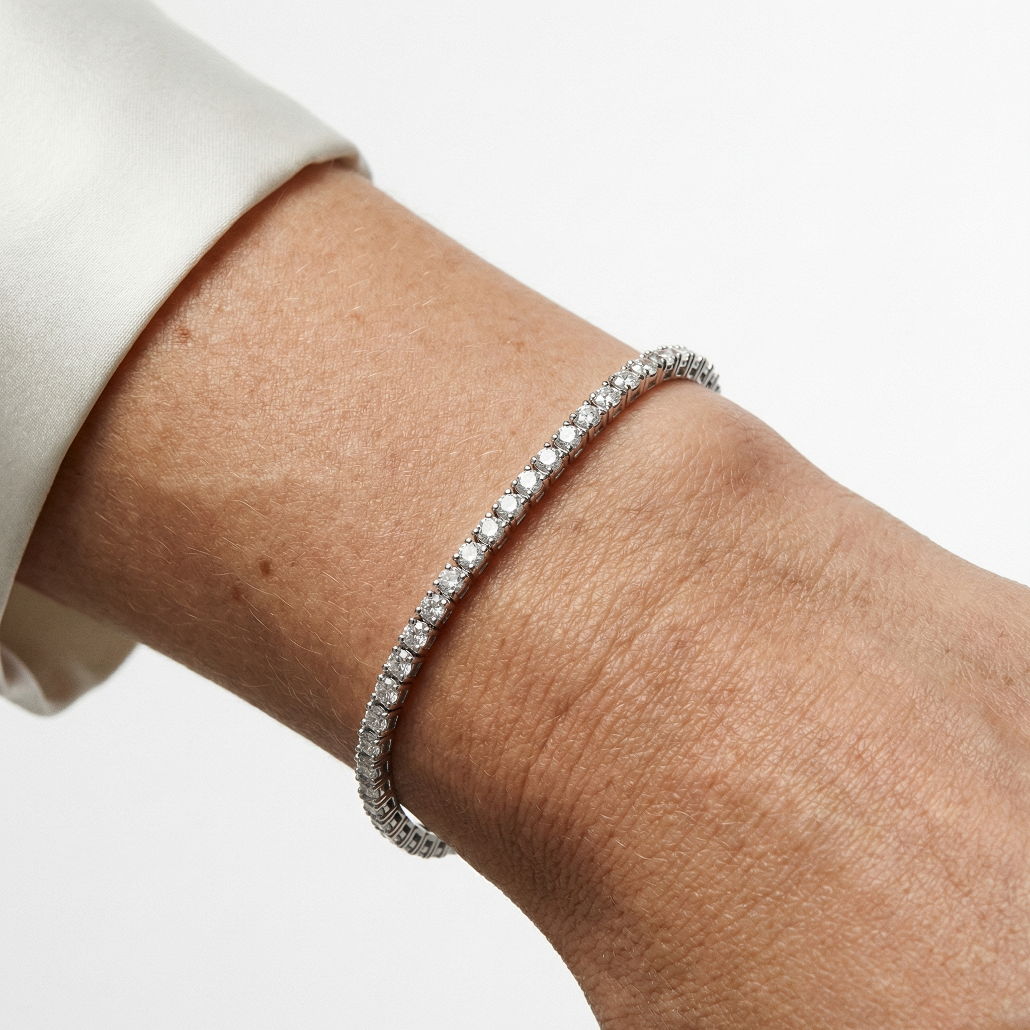 Moissanite Tennis Bracelet - 2mm