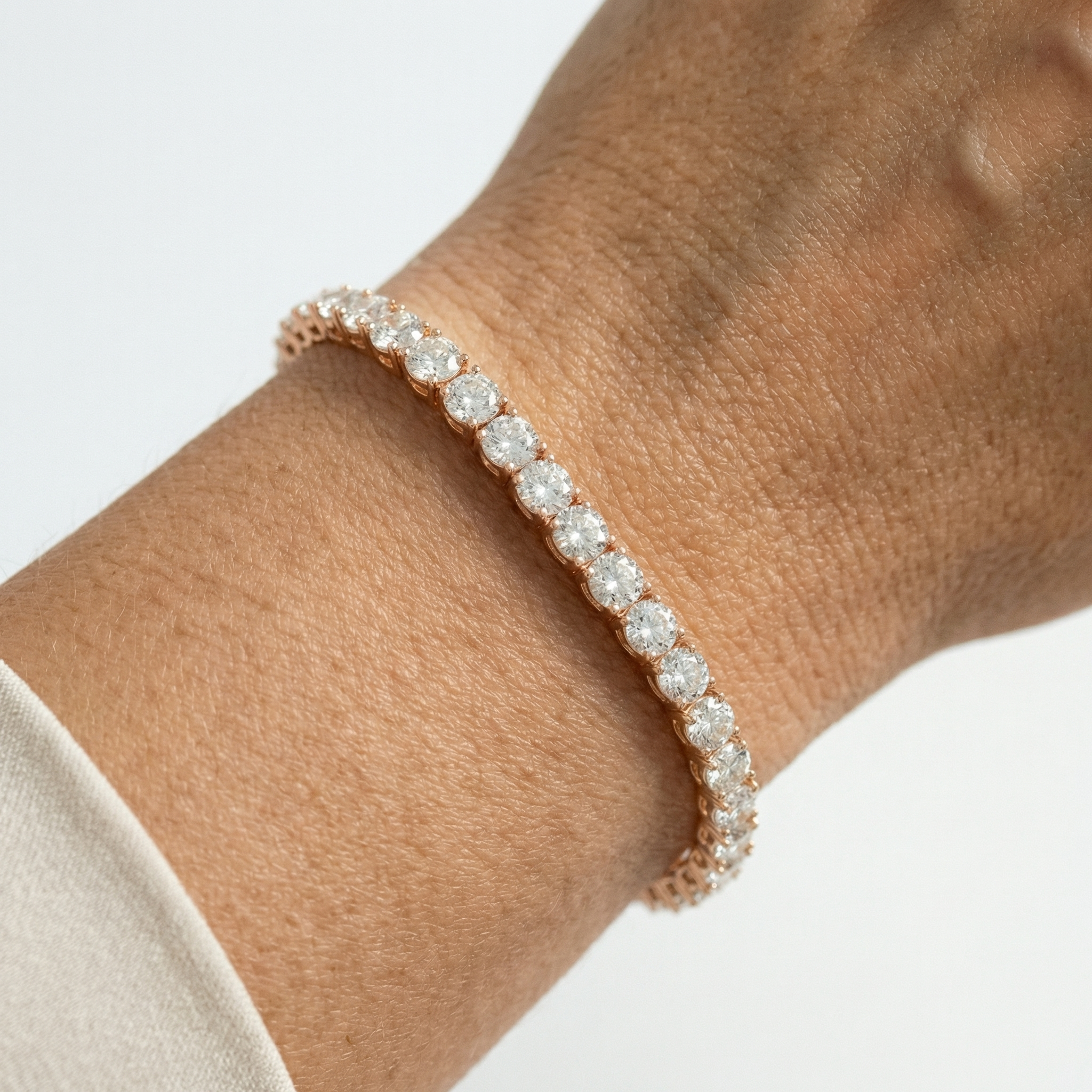 Moissanite Tennis Bracelet - 4mm